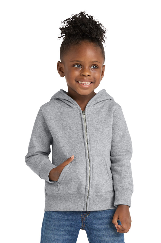 Port & Co™ Toddler Core Fleece Full-Zip Hooded Sweatshirt. CAR78TZH