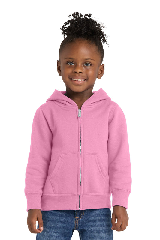 Port & Co™ Toddler Core Fleece Full-Zip Hooded Sweatshirt. CAR78TZH