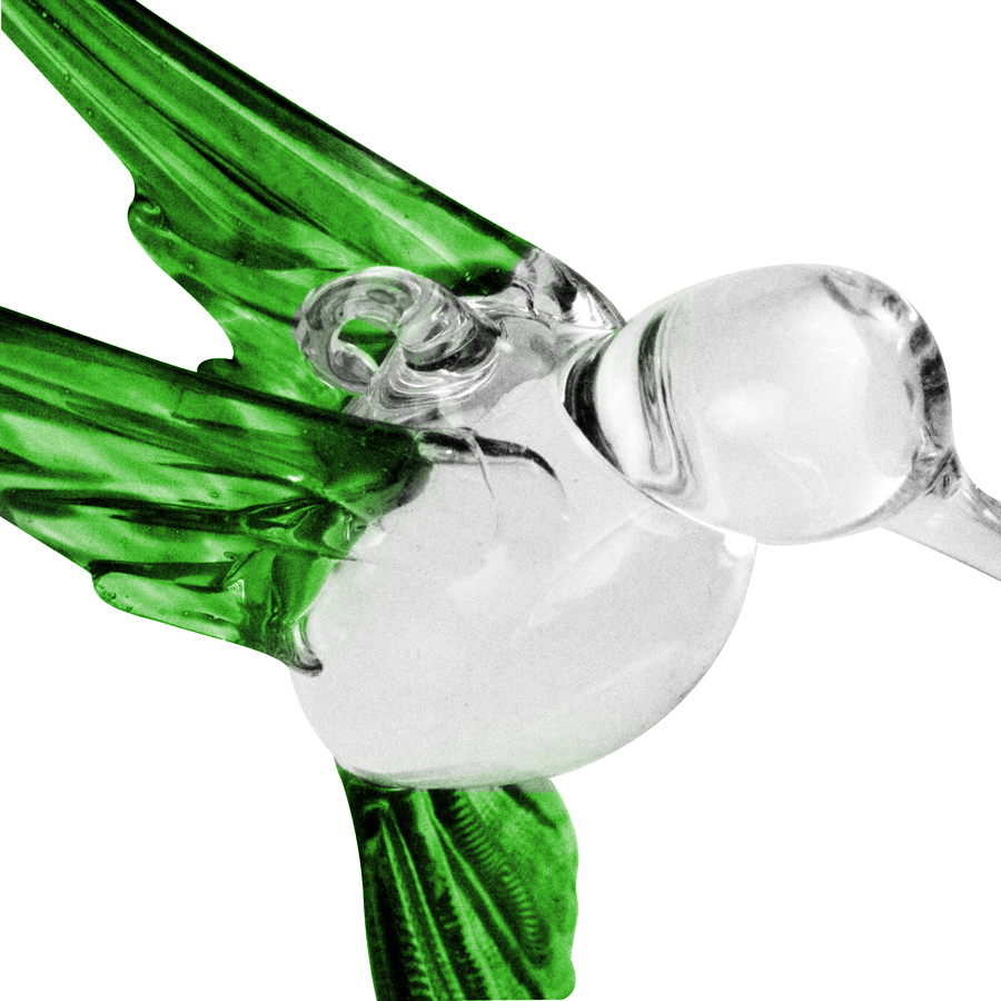 Glass Hummingbirds by Crystal Castle®, Solid Color