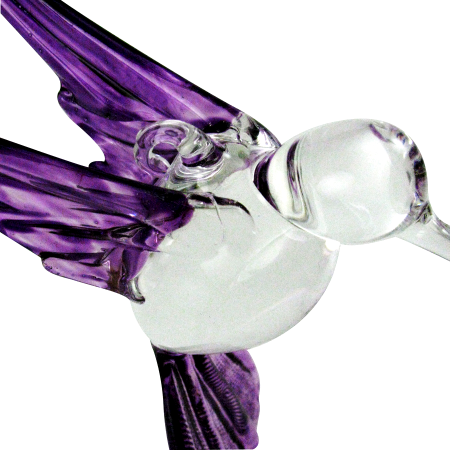 Glass Hummingbirds by Crystal Castle®, Solid Color
