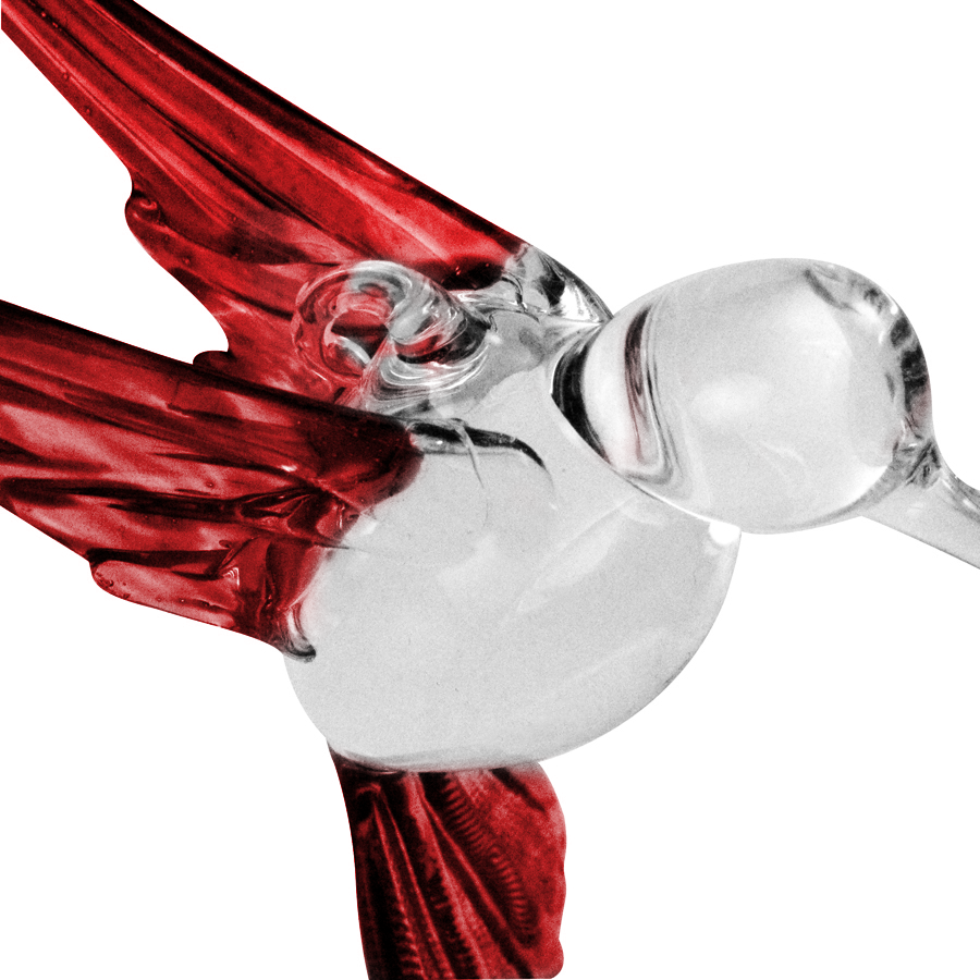 Glass Hummingbirds by Crystal Castle®, Solid Color