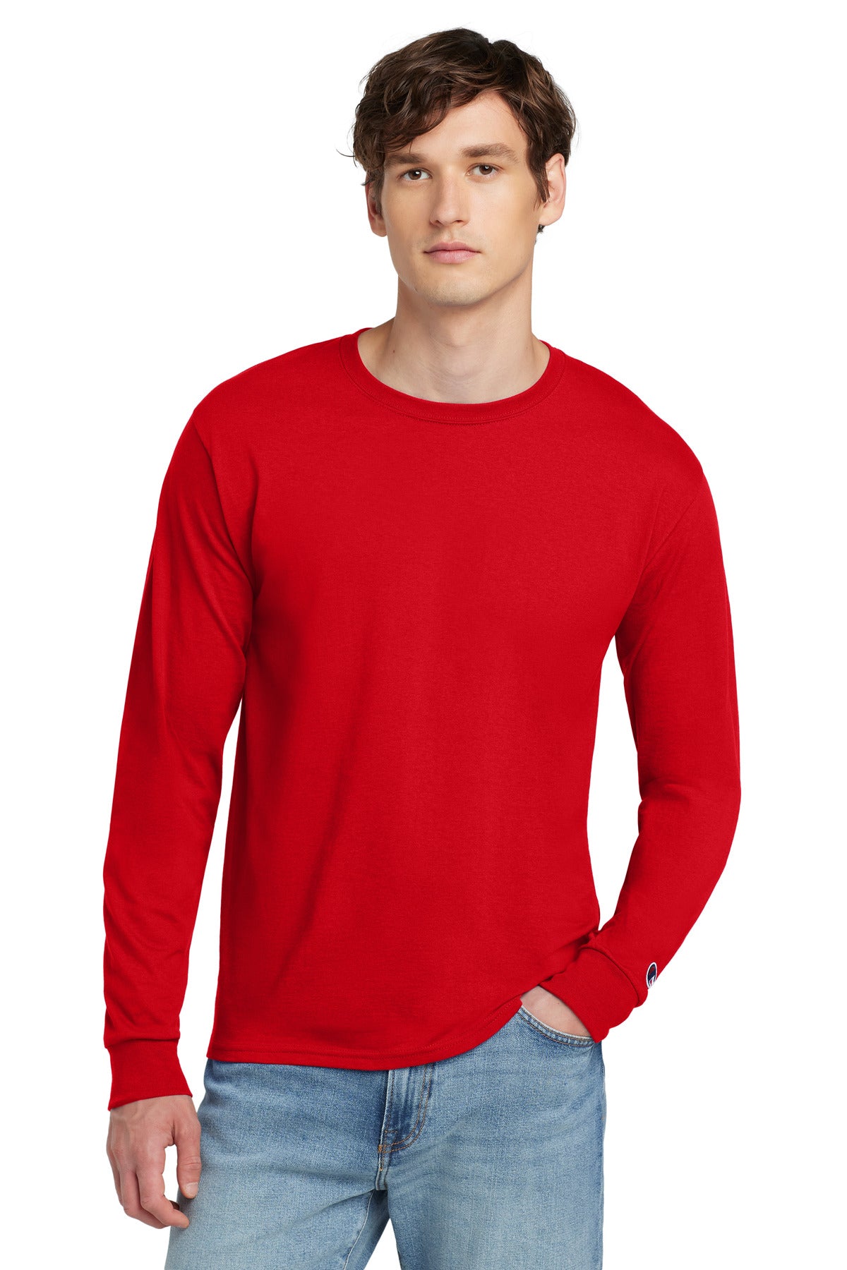 Champion ® Heritage 5.2-Oz. Jersey Long Sleeve Tee CC8C