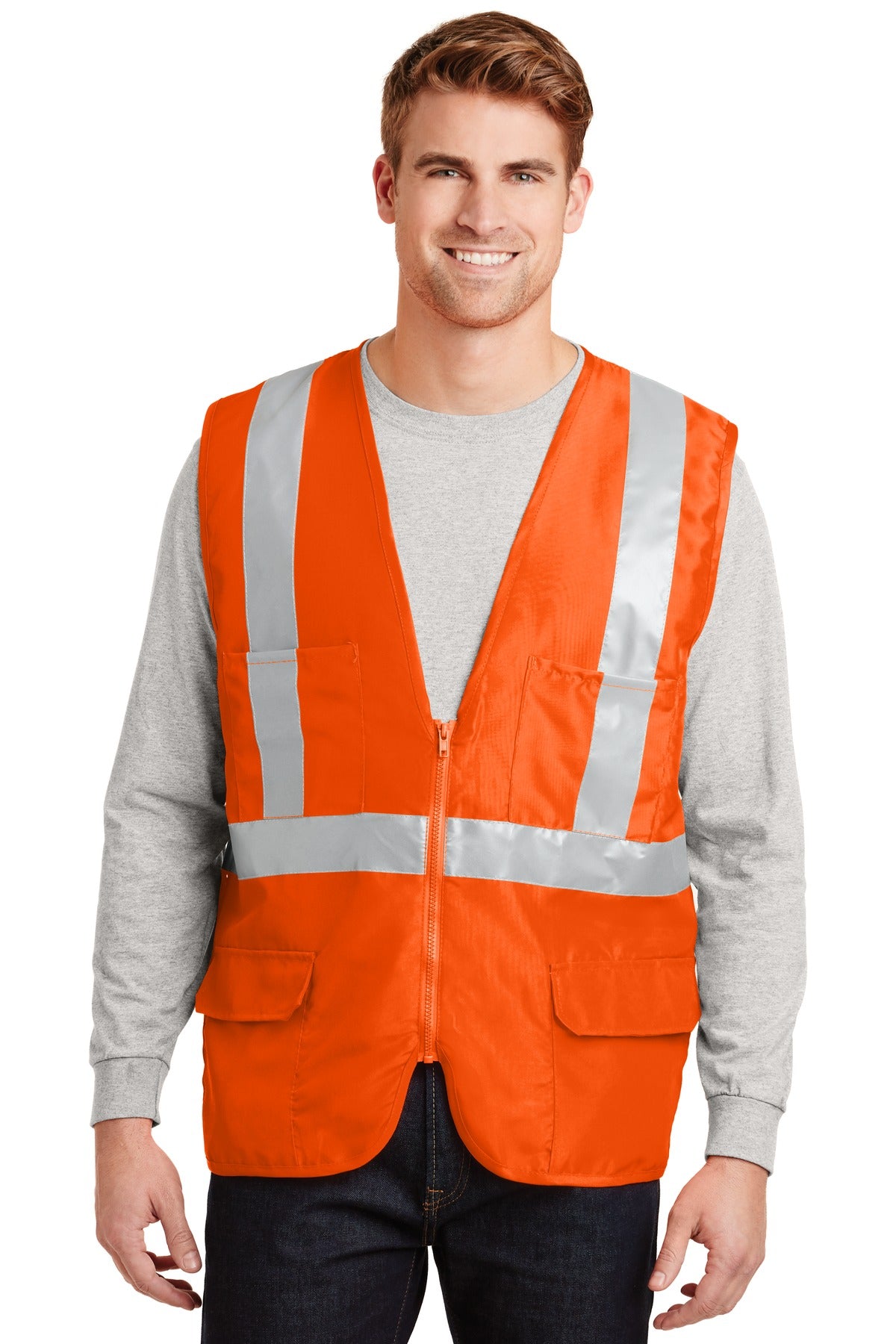 CornerStone® - ANSI 107 Class 2 Mesh Back Safety Vest. CSV405