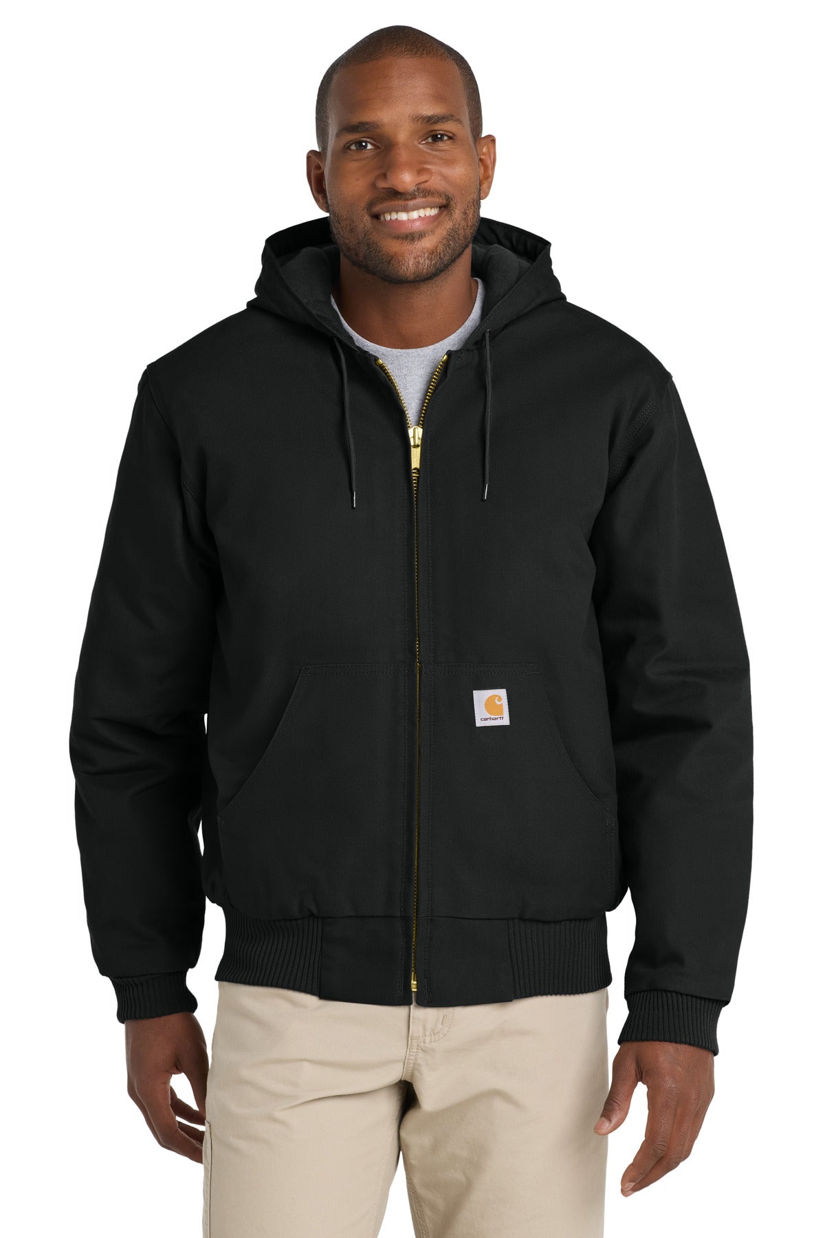 Carhartt ® Quilted-Flanne-Lined Duck Active Jac. CT106677