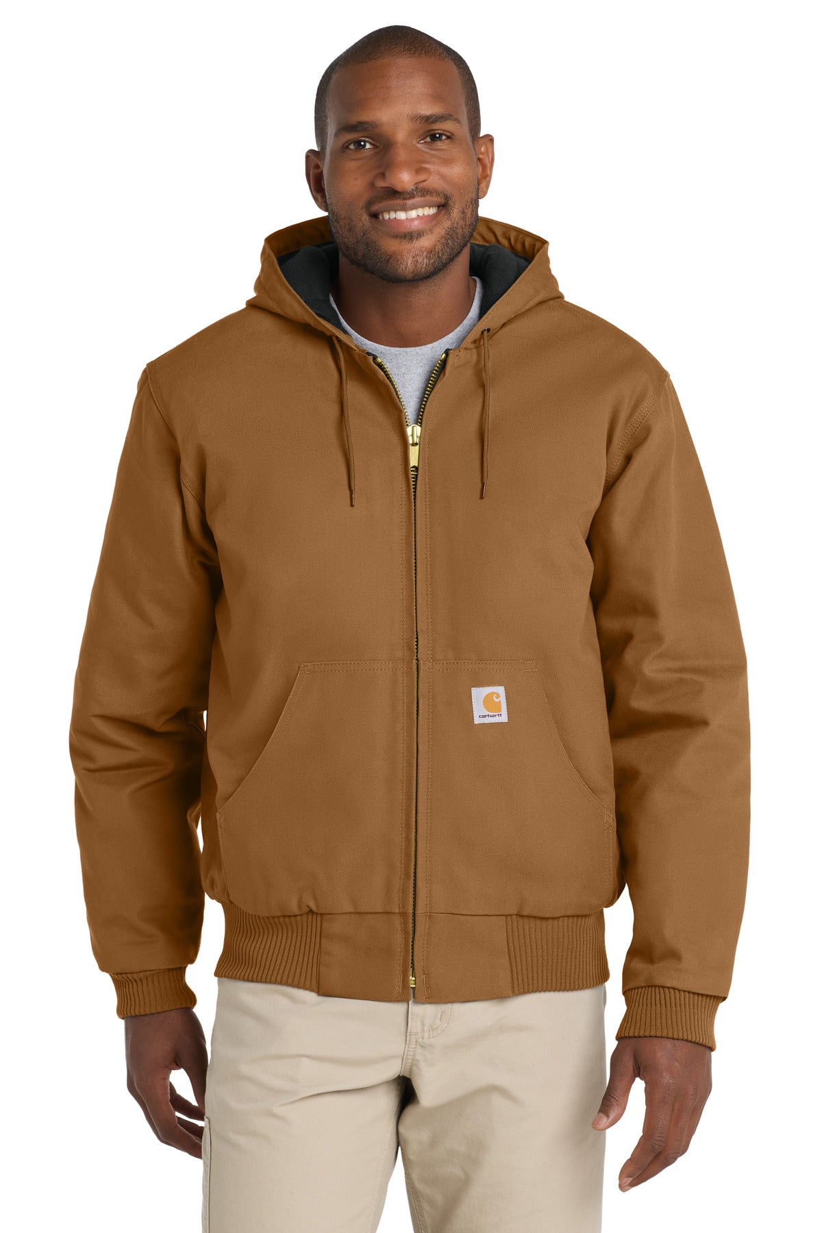 Carhartt ® Quilted-Flanne-Lined Duck Active Jac. CT106677