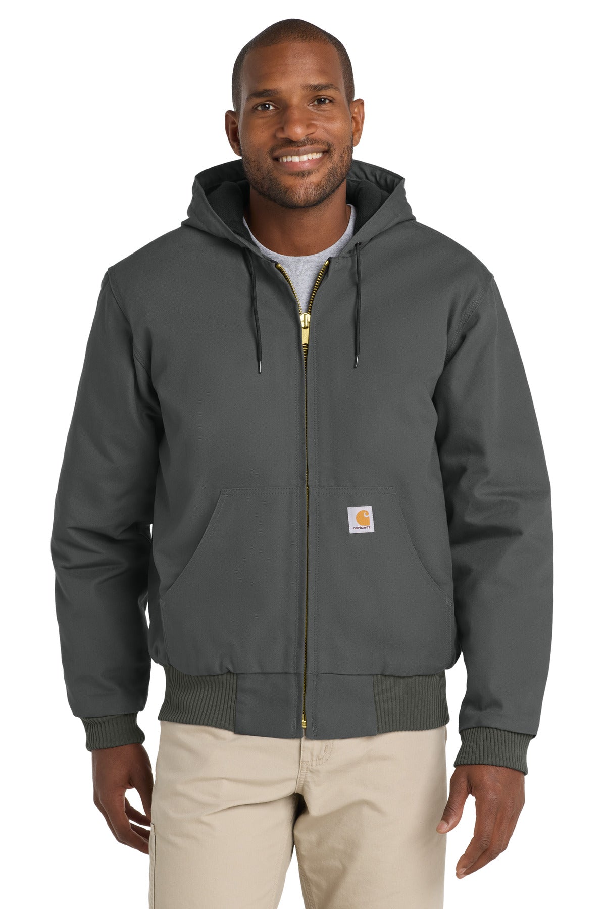 Carhartt ® Quilted-Flanne-Lined Duck Active Jac. CT106677