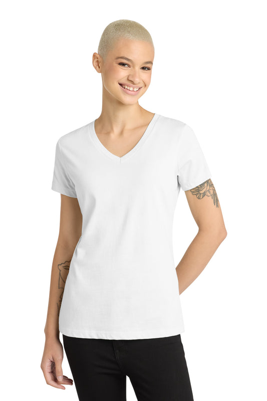District® - Women's Perfect Weight® V-Neck Tee. DM1170L