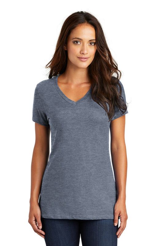 District® - Women's Perfect Weight® V-Neck Tee. DM1170L