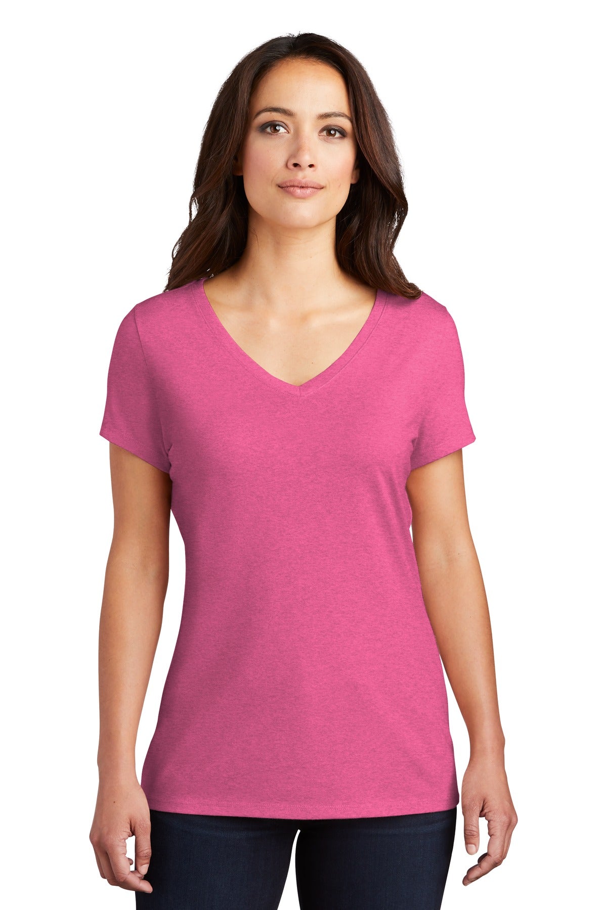 District® Women's Perfect Tri® V-Neck Tee. DM1350L