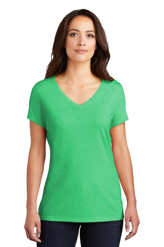 District® Women's Perfect Tri® V-Neck Tee. DM1350L