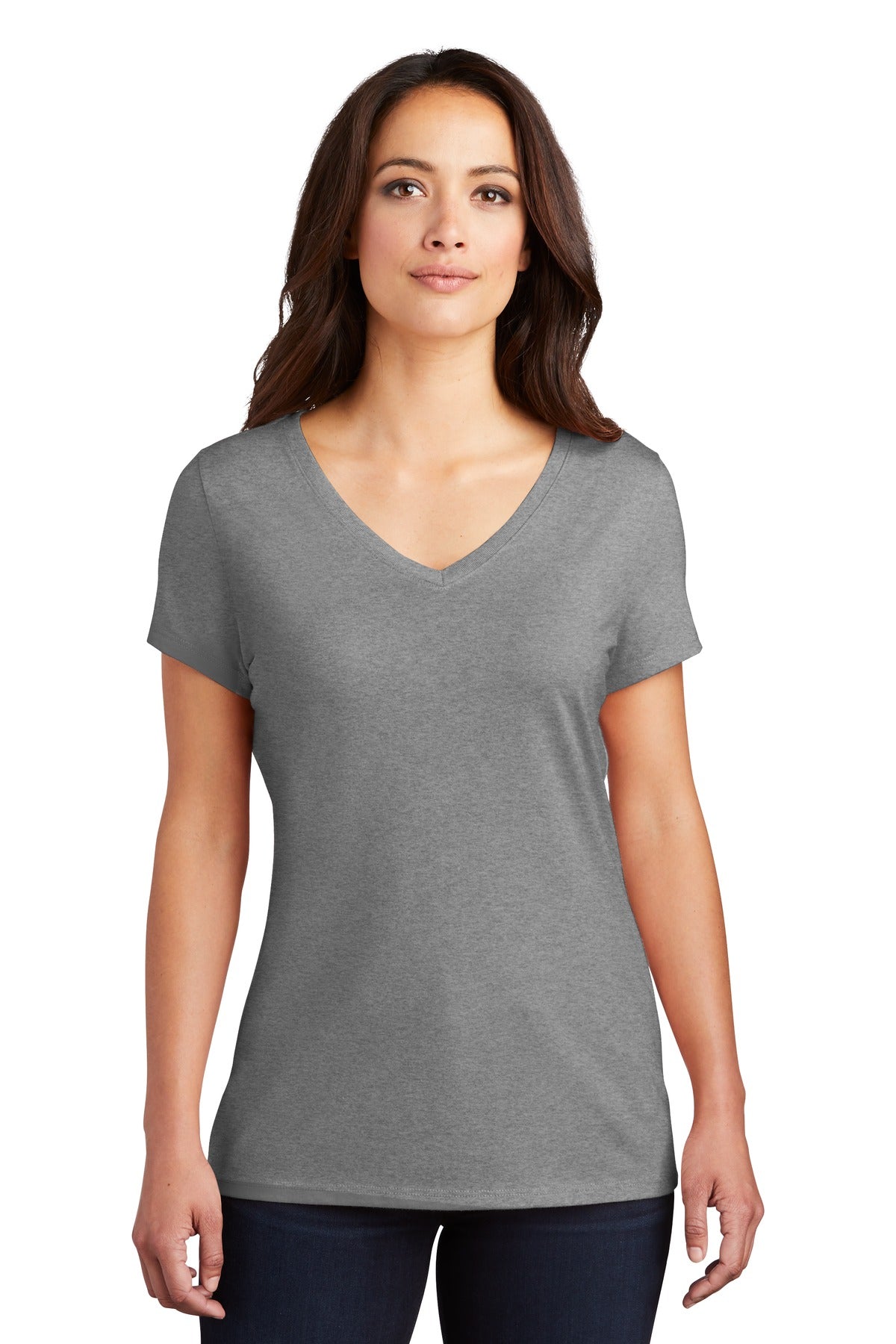 District® Women's Perfect Tri® V-Neck Tee. DM1350L