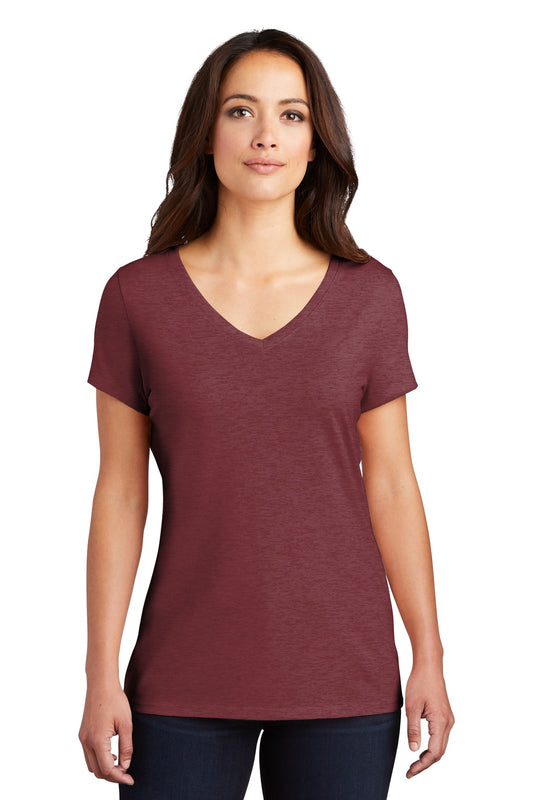 District® Women's Perfect Tri® V-Neck Tee. DM1350L