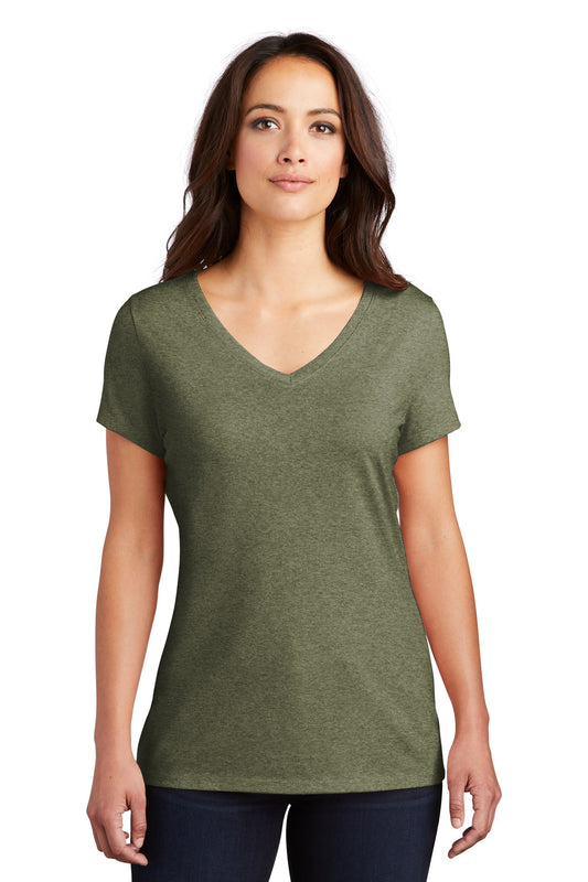 District® Women's Perfect Tri® V-Neck Tee. DM1350L