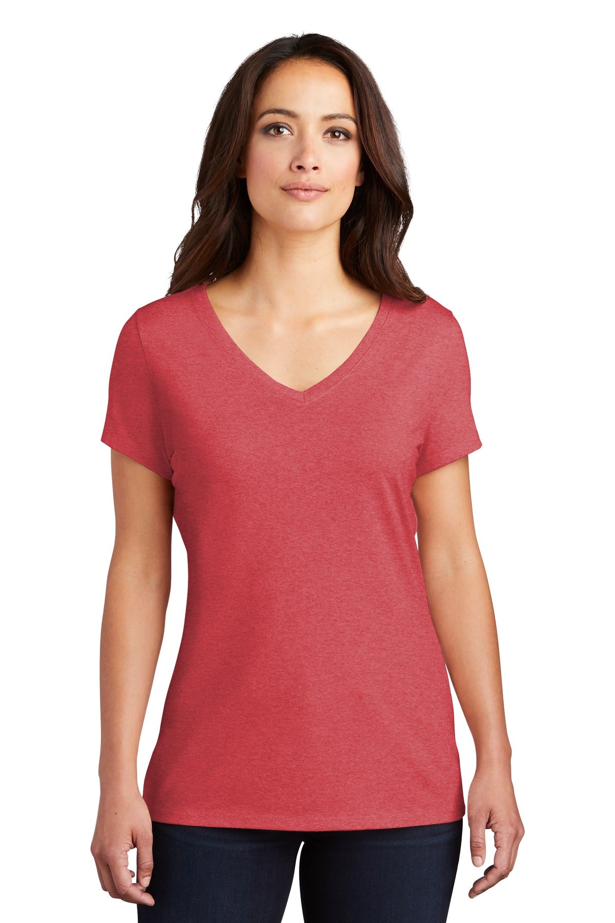 District® Women's Perfect Tri® V-Neck Tee. DM1350L