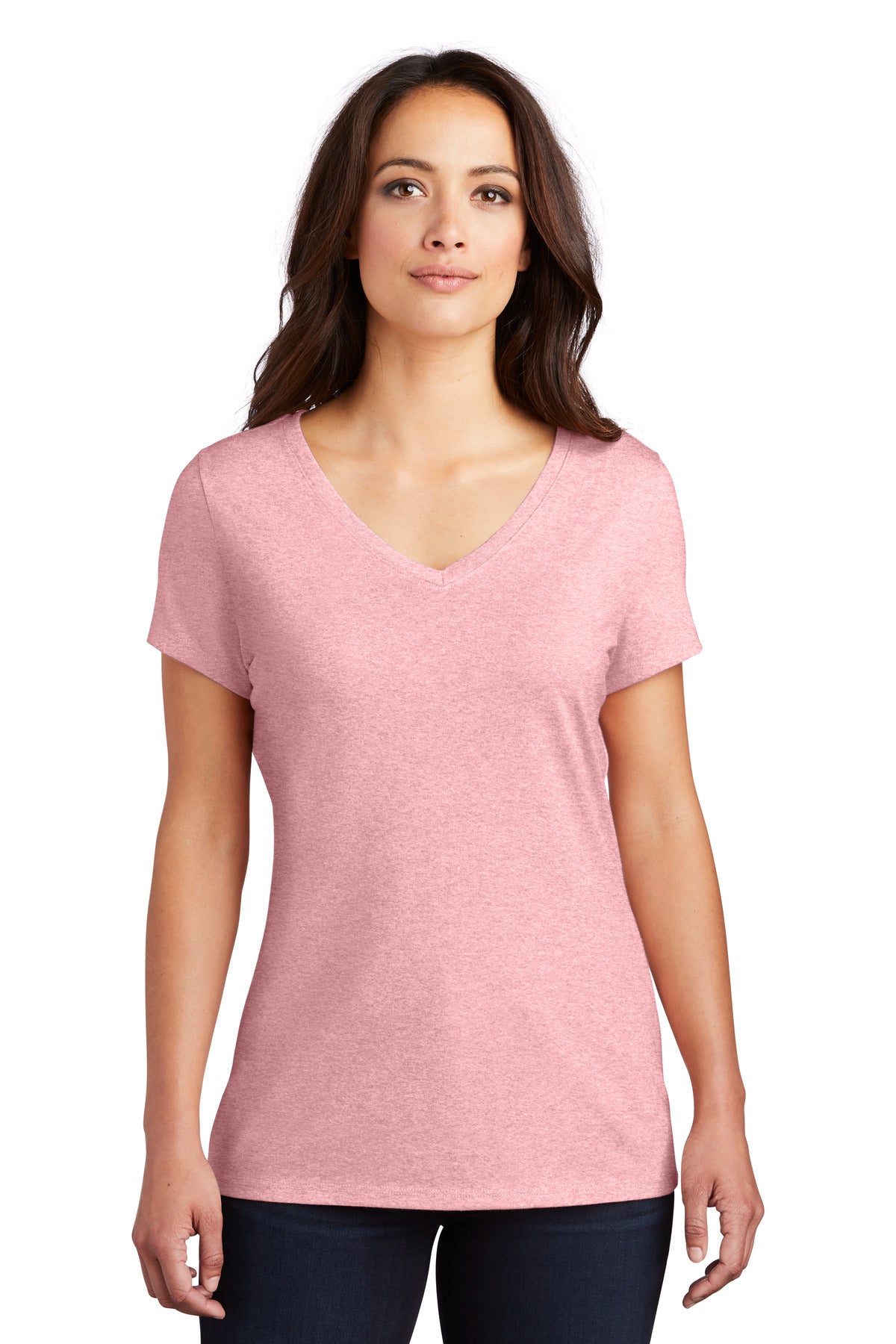 District® Women's Perfect Tri® V-Neck Tee. DM1350L