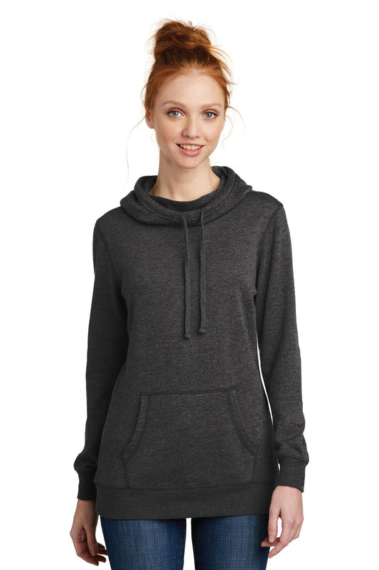 District ® Women's Lightweight Fleece Hoodie. DM493