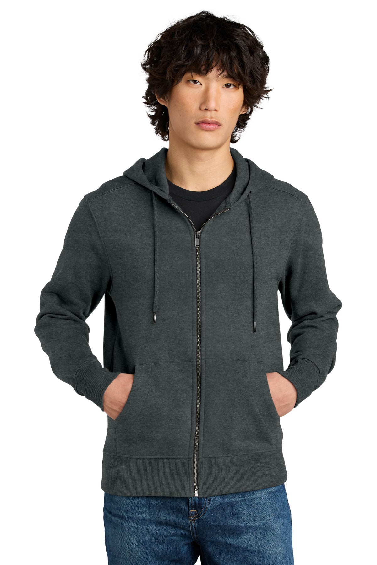 District ® Perfect Weight ® Fleece Full-Zip Hoodie DT1103