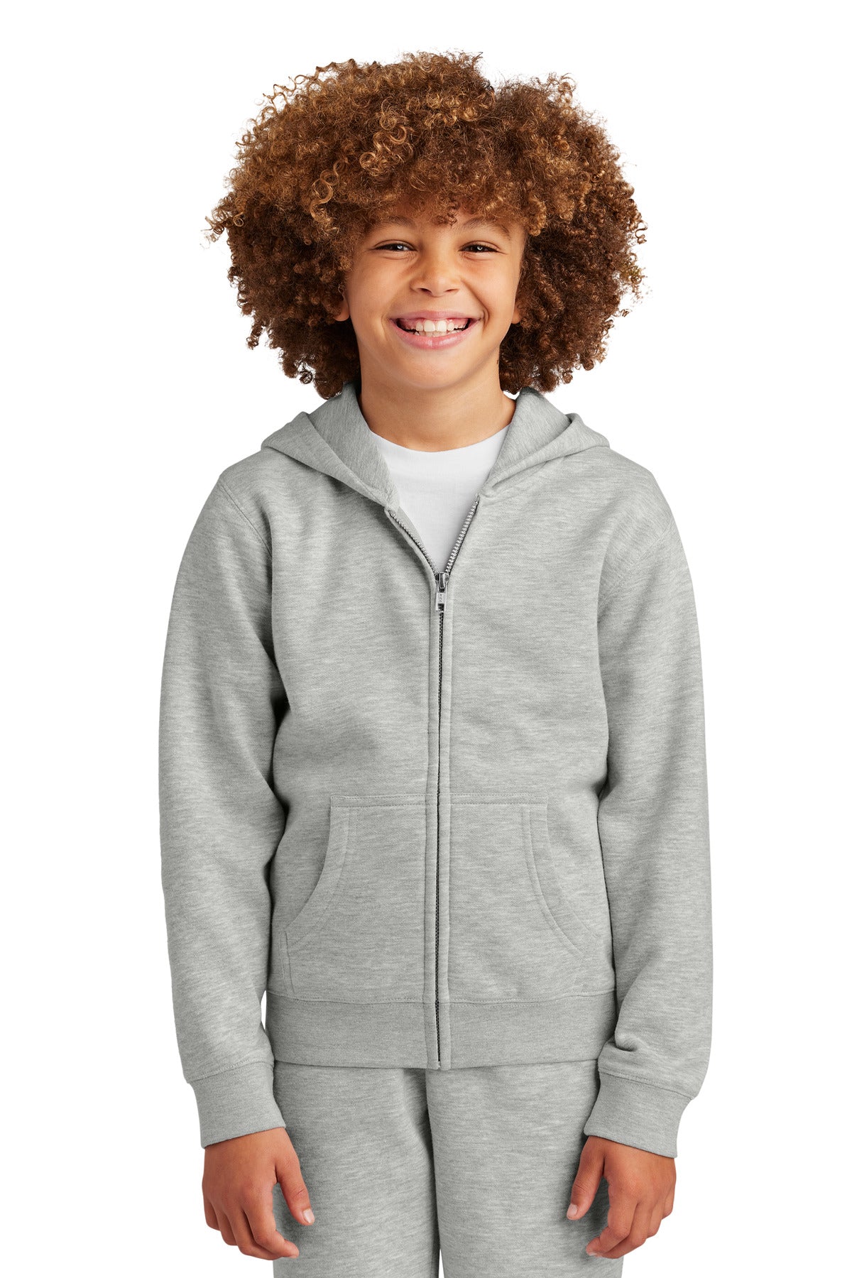 District® Youth V.I.T.™ Fleece Full-Zip Hoodie DT6102Y