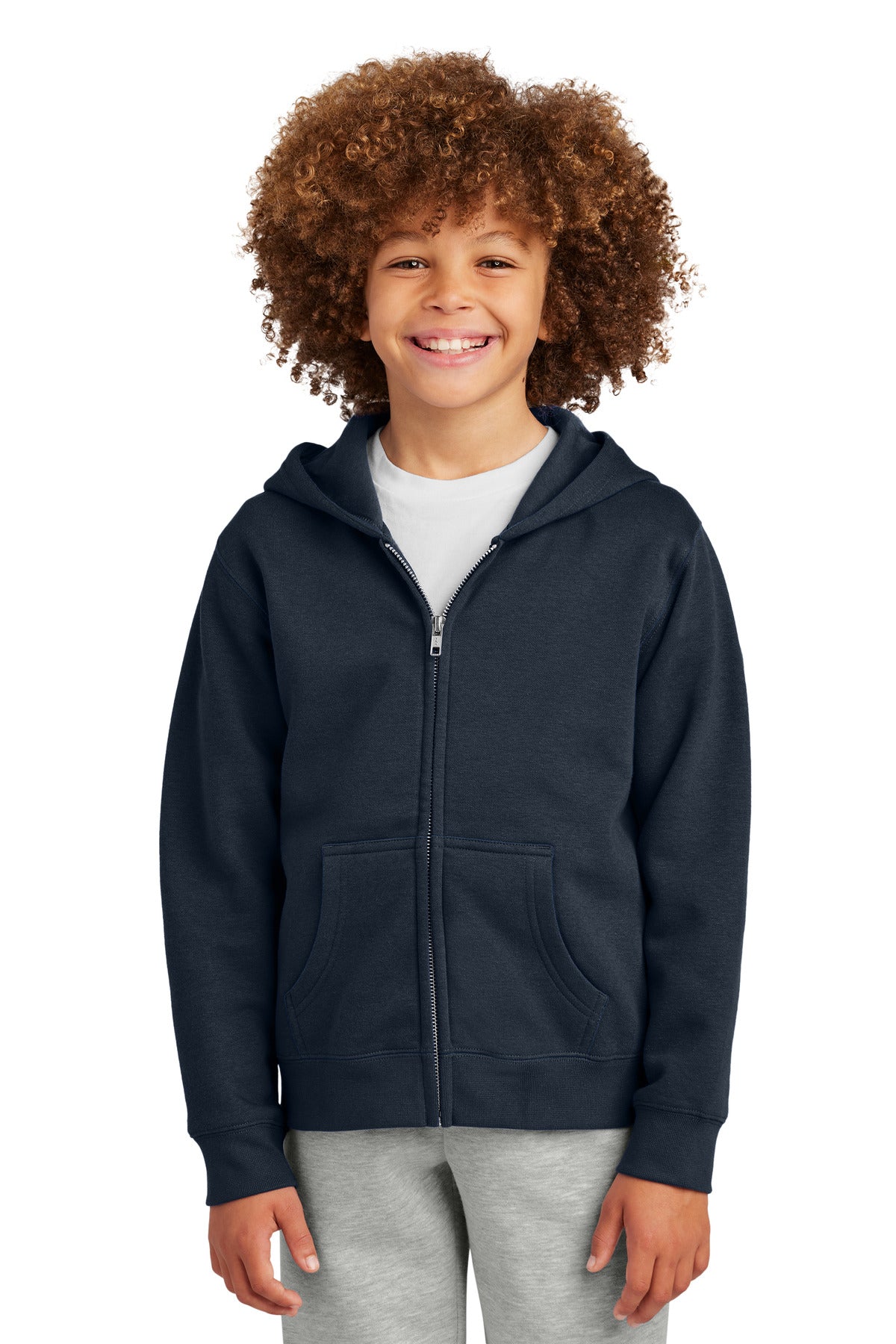 District® Youth V.I.T.™ Fleece Full-Zip Hoodie DT6102Y