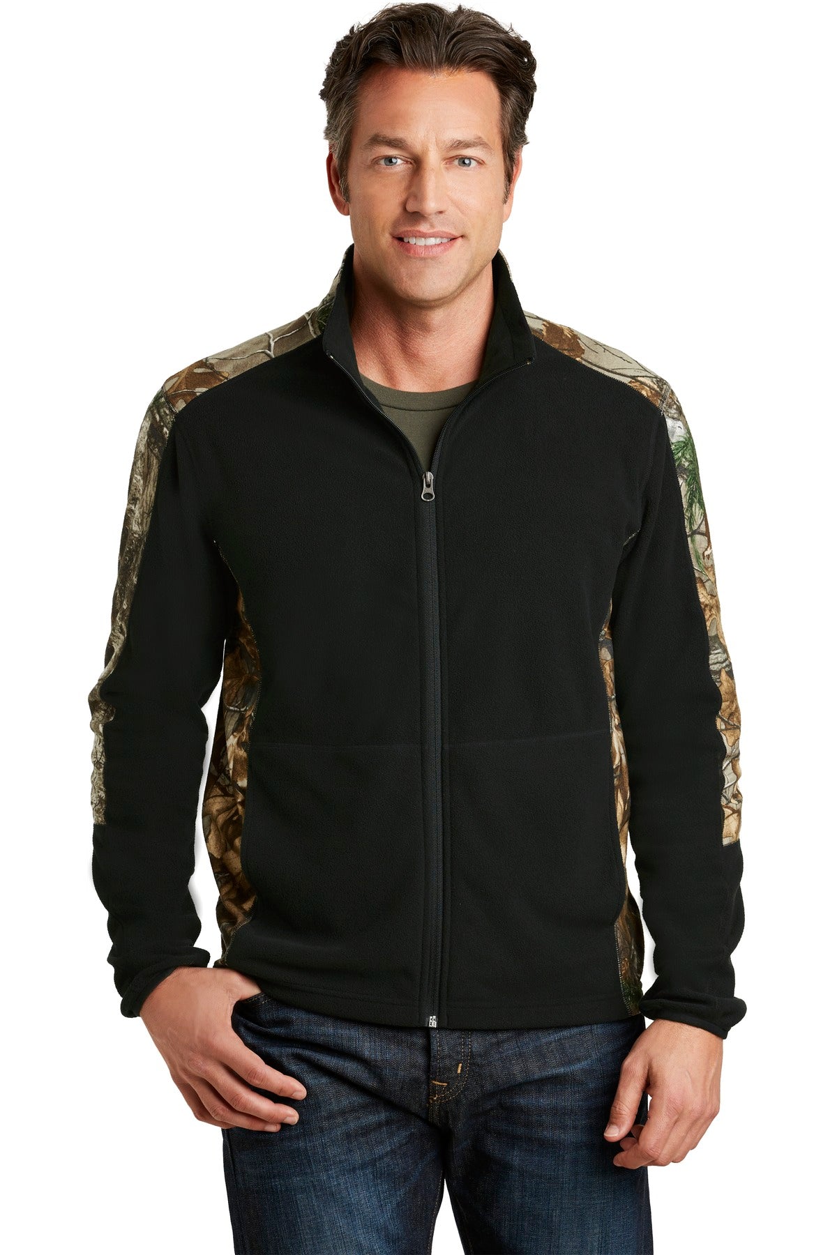 Port Authority® Camouflage Microfleece Full-Zip Jacket. F230C