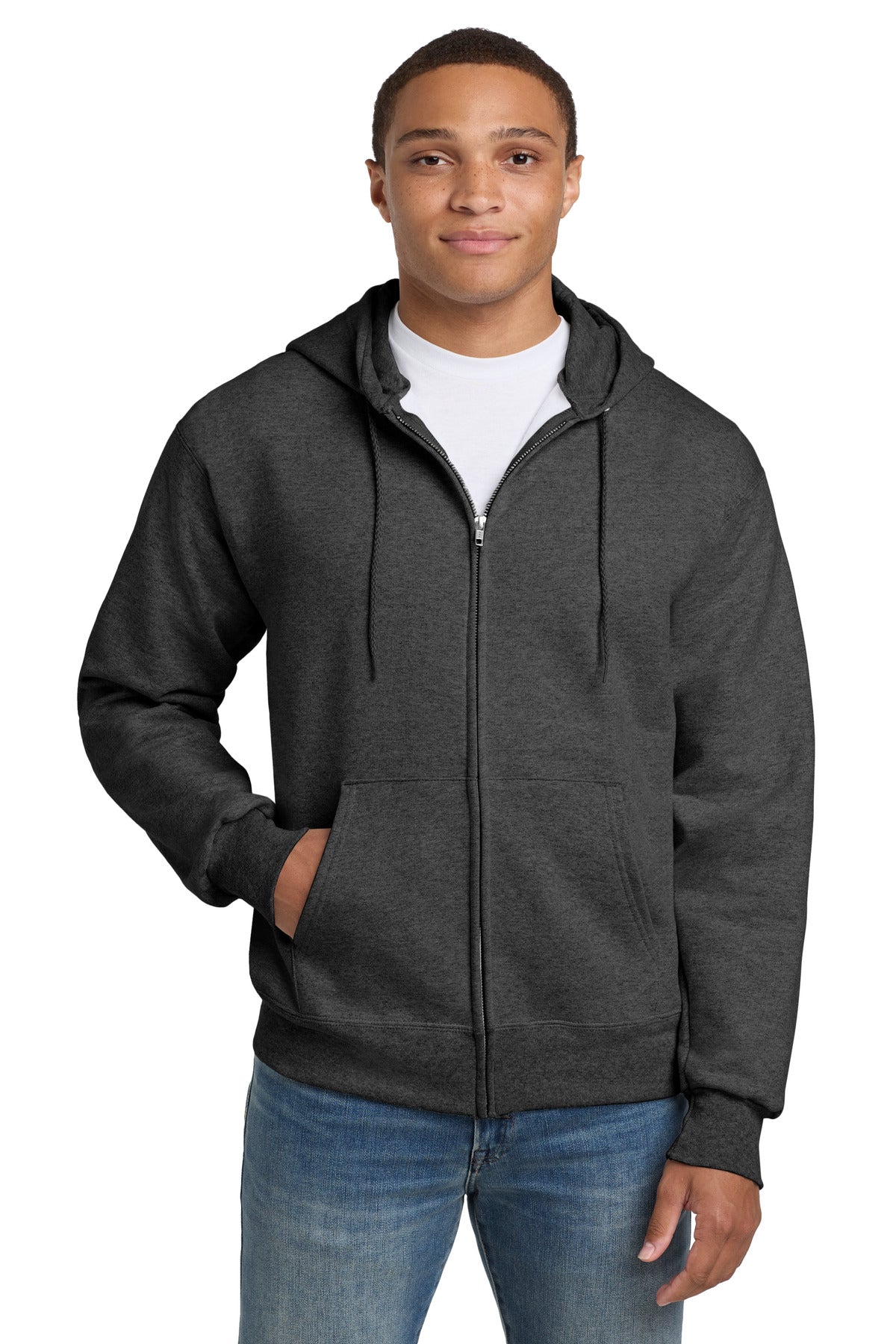 Hanes® Ultimate Cotton® - Full-Zip Hooded Sweatshirt.  F283