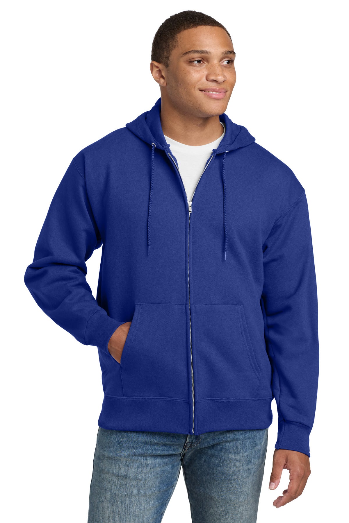 Hanes® Ultimate Cotton® - Full-Zip Hooded Sweatshirt.  F283