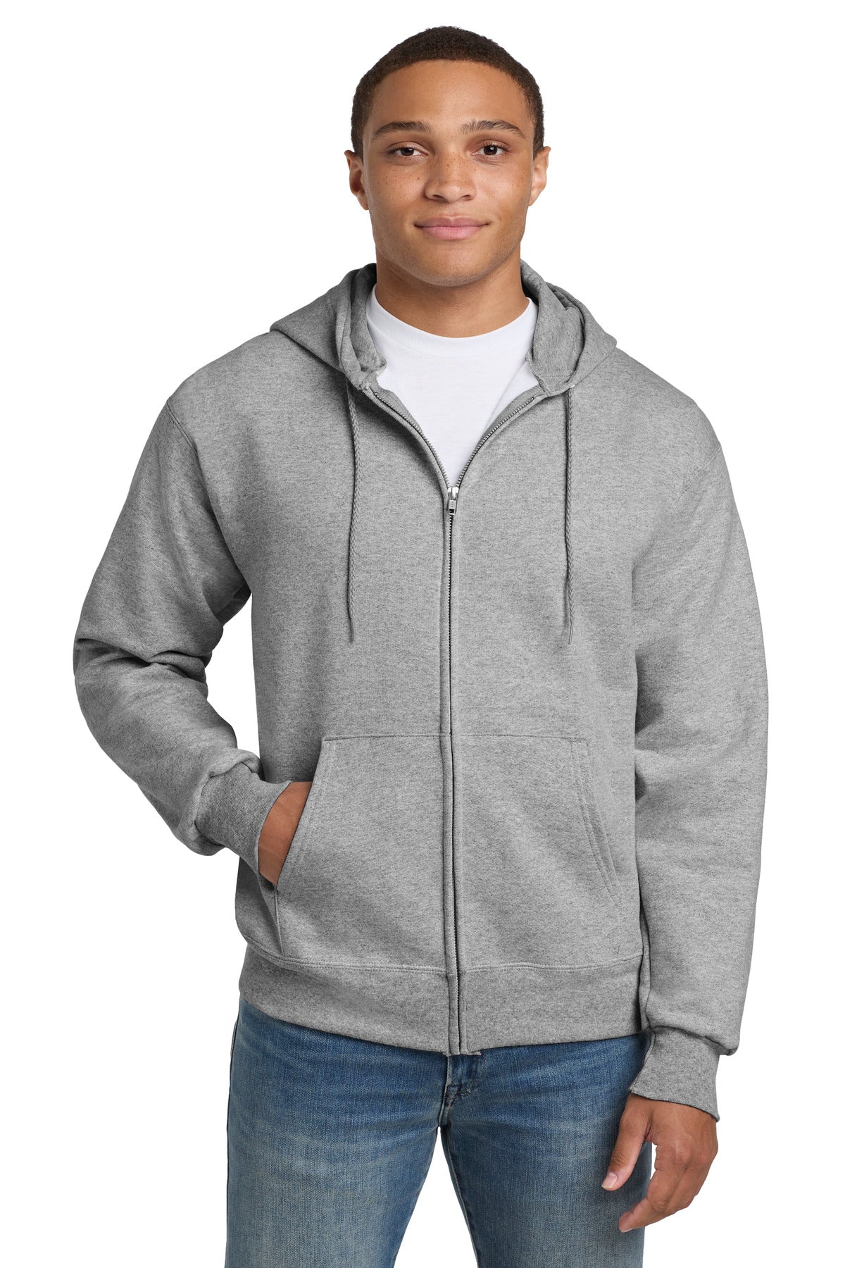 Hanes® Ultimate Cotton® - Full-Zip Hooded Sweatshirt.  F283