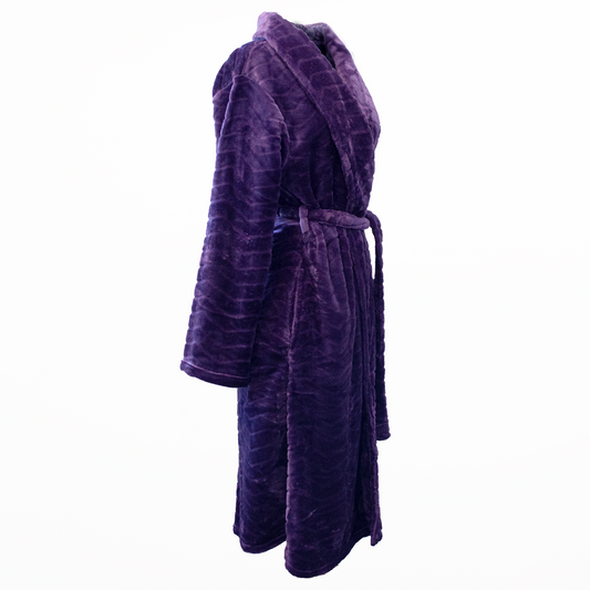 Purple Plush Bath Robe