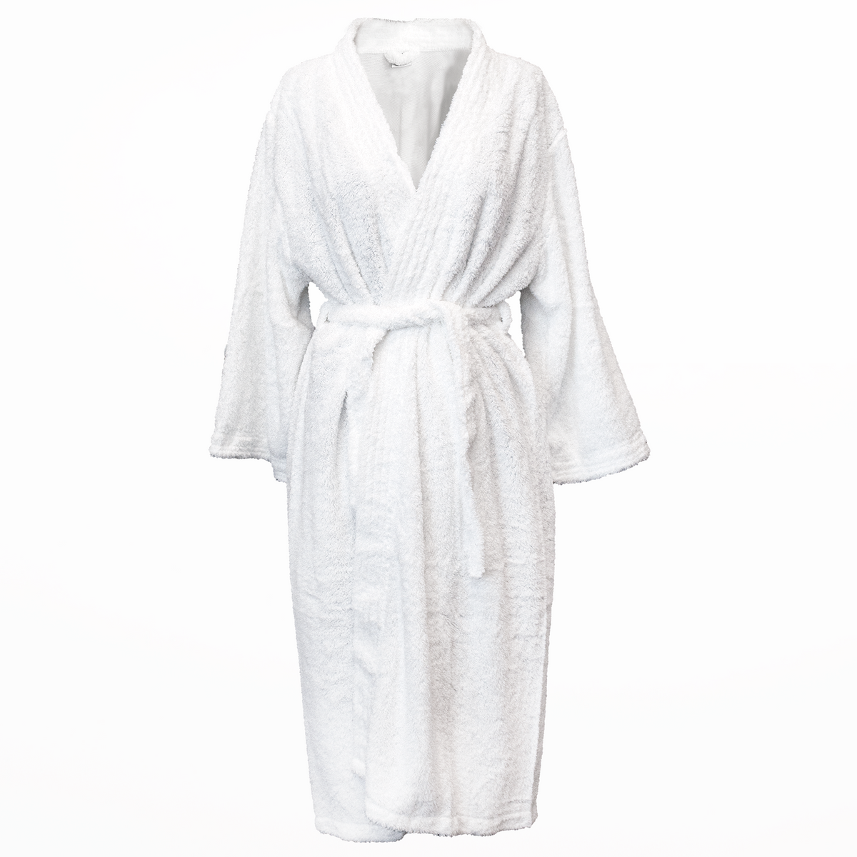 White Plush Bath Robe
