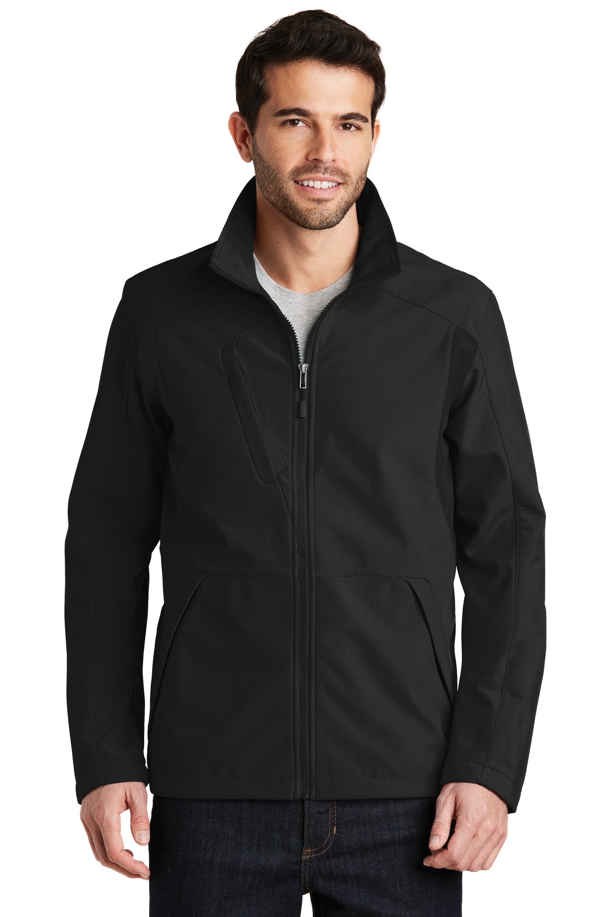 Port Authority® Back-Block Soft Shell Jacket. J336