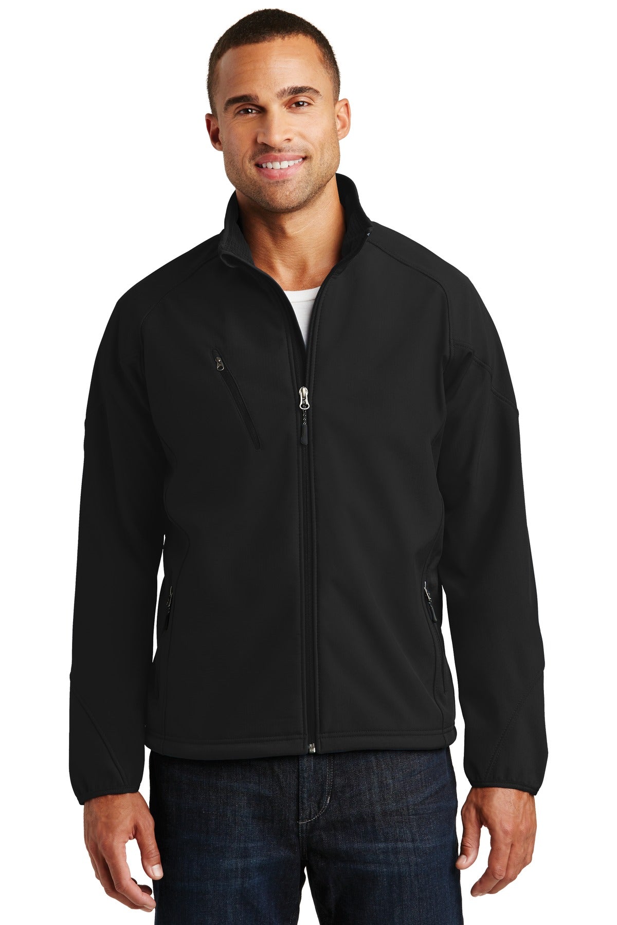 Port Authority® Textured Soft Shell Jacket. J705