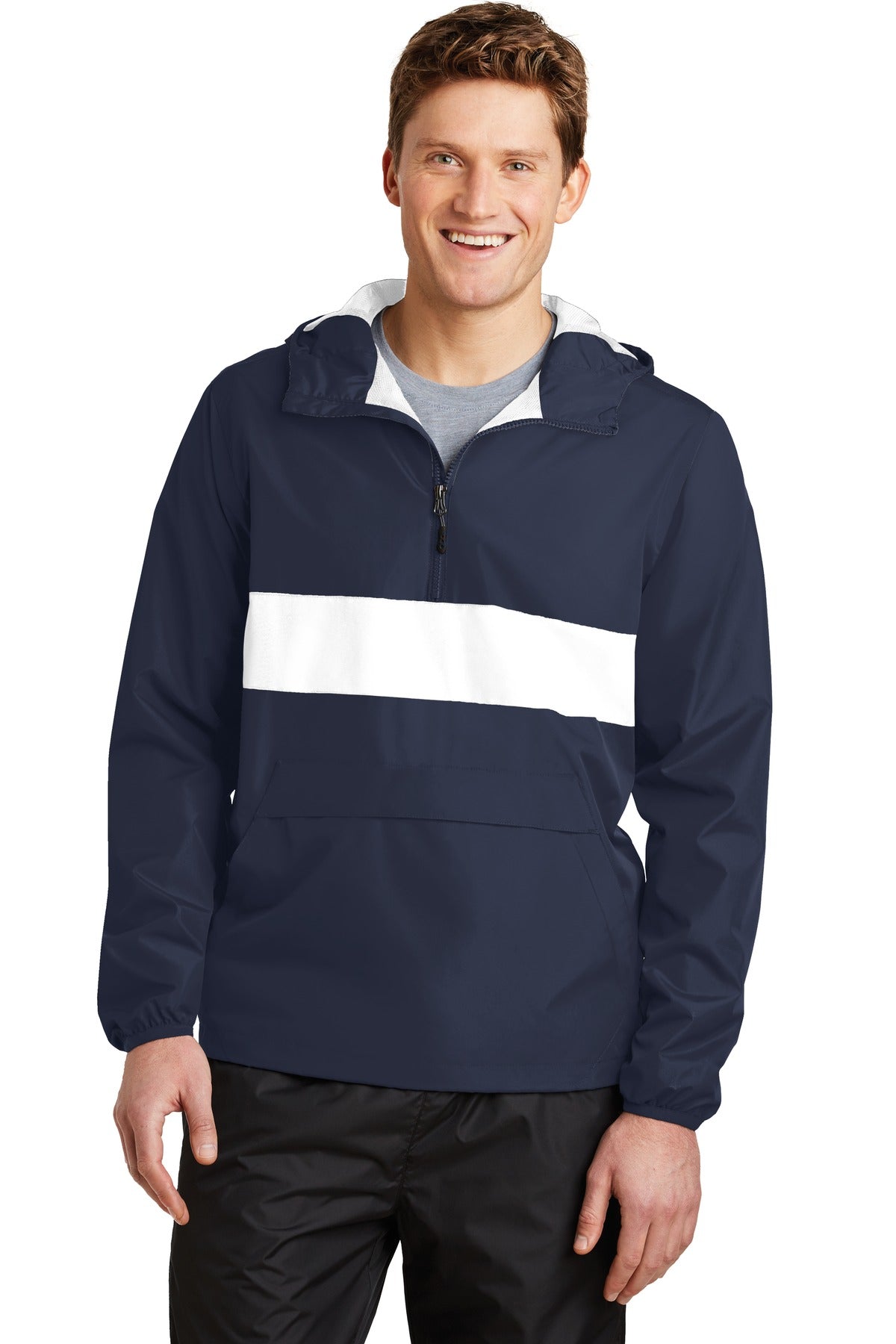 Sport-Tek? Zipped Pocket Anorak. JST65