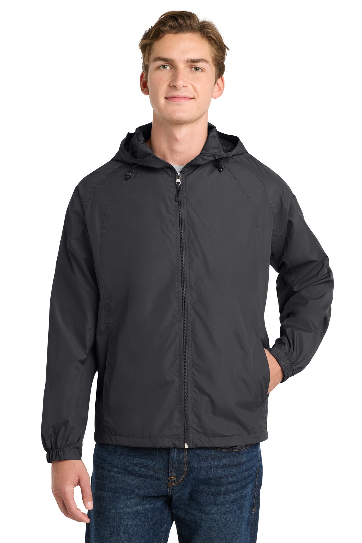 Sport-Tek® Hooded Raglan Jacket. JST73