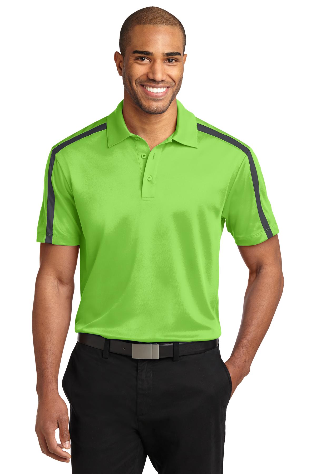 Port Authority? Silk Touch? Performance Colorblock Stripe Polo. K547