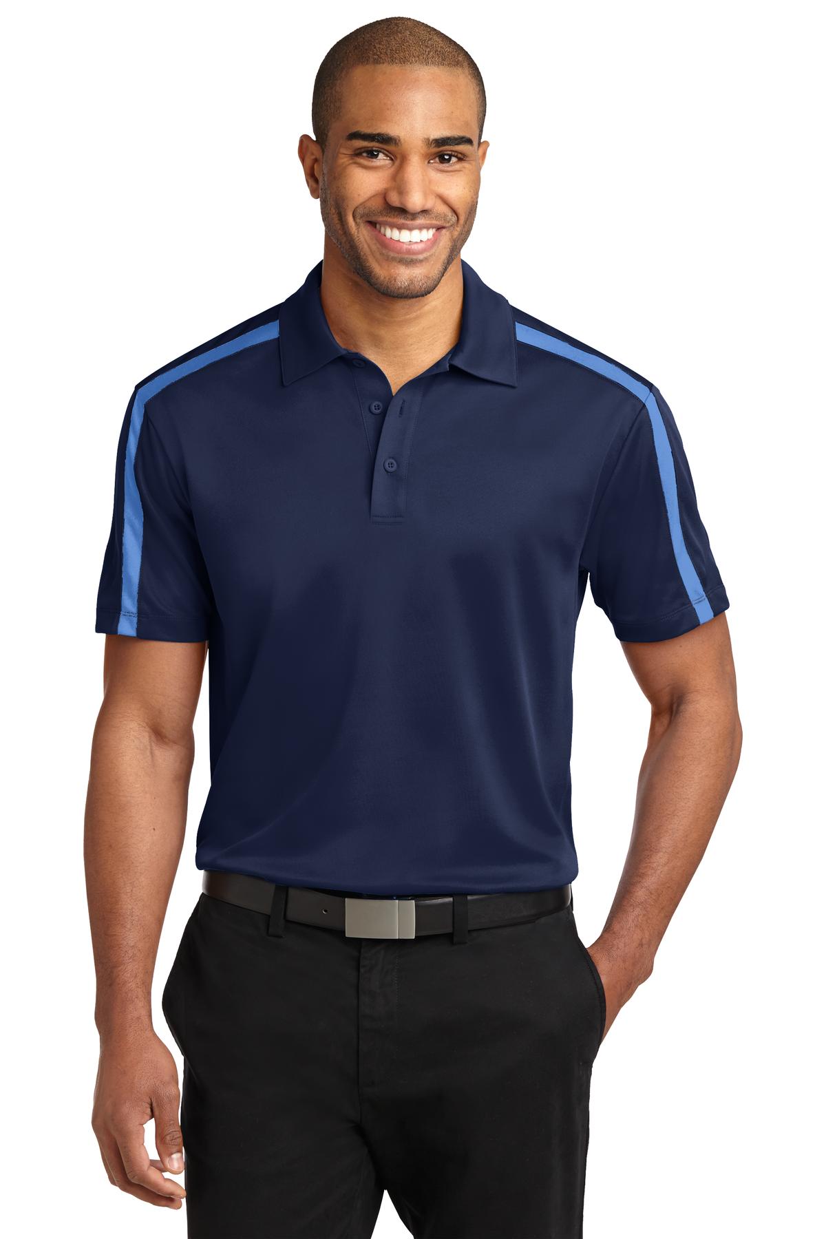 Port Authority? Silk Touch? Performance Colorblock Stripe Polo. K547