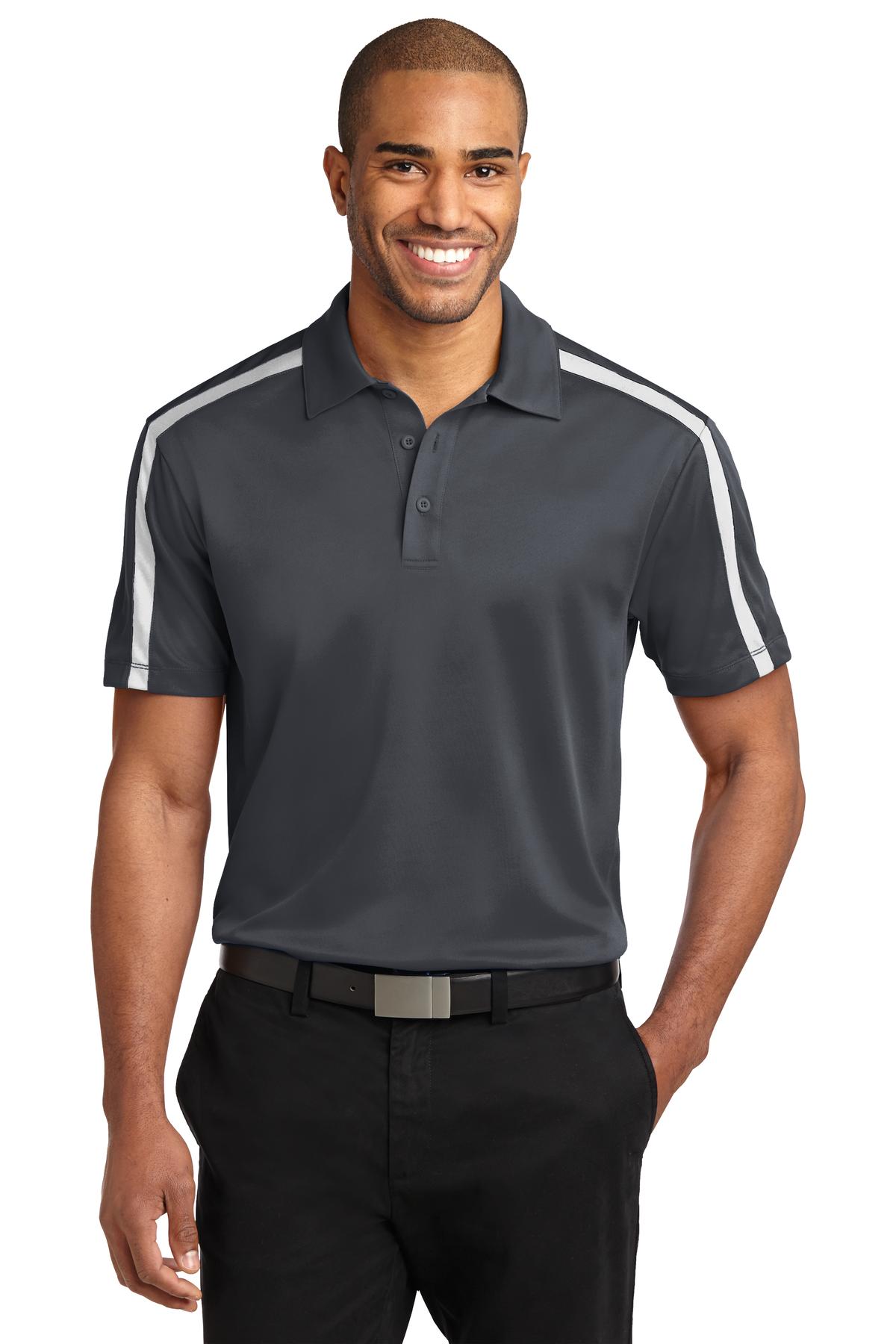 Port Authority® Silk Touch™ Performance Colorblock Stripe Polo. K547