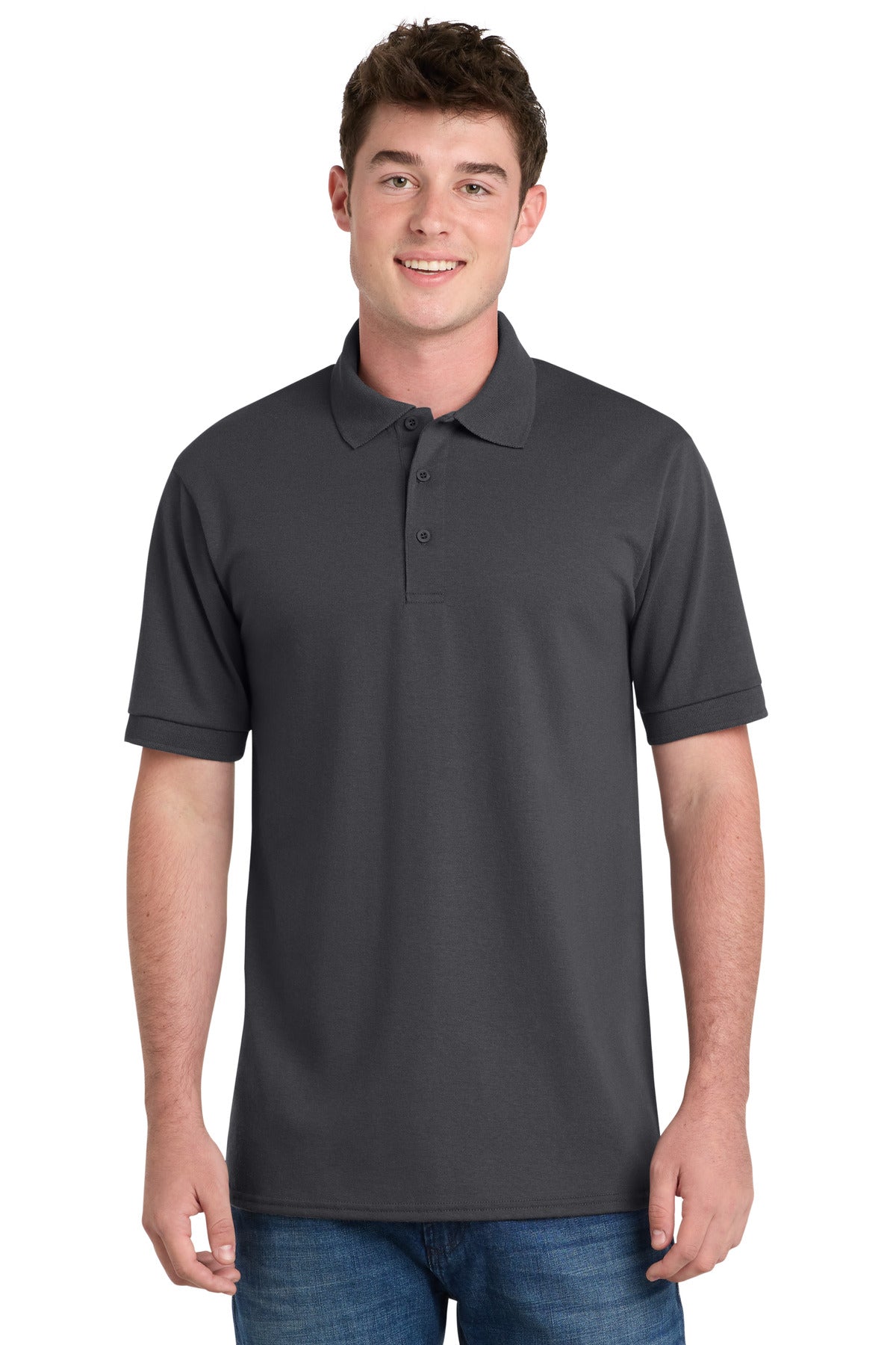 Port & Co™ Core Blend Jersey Knit Polo. KP55