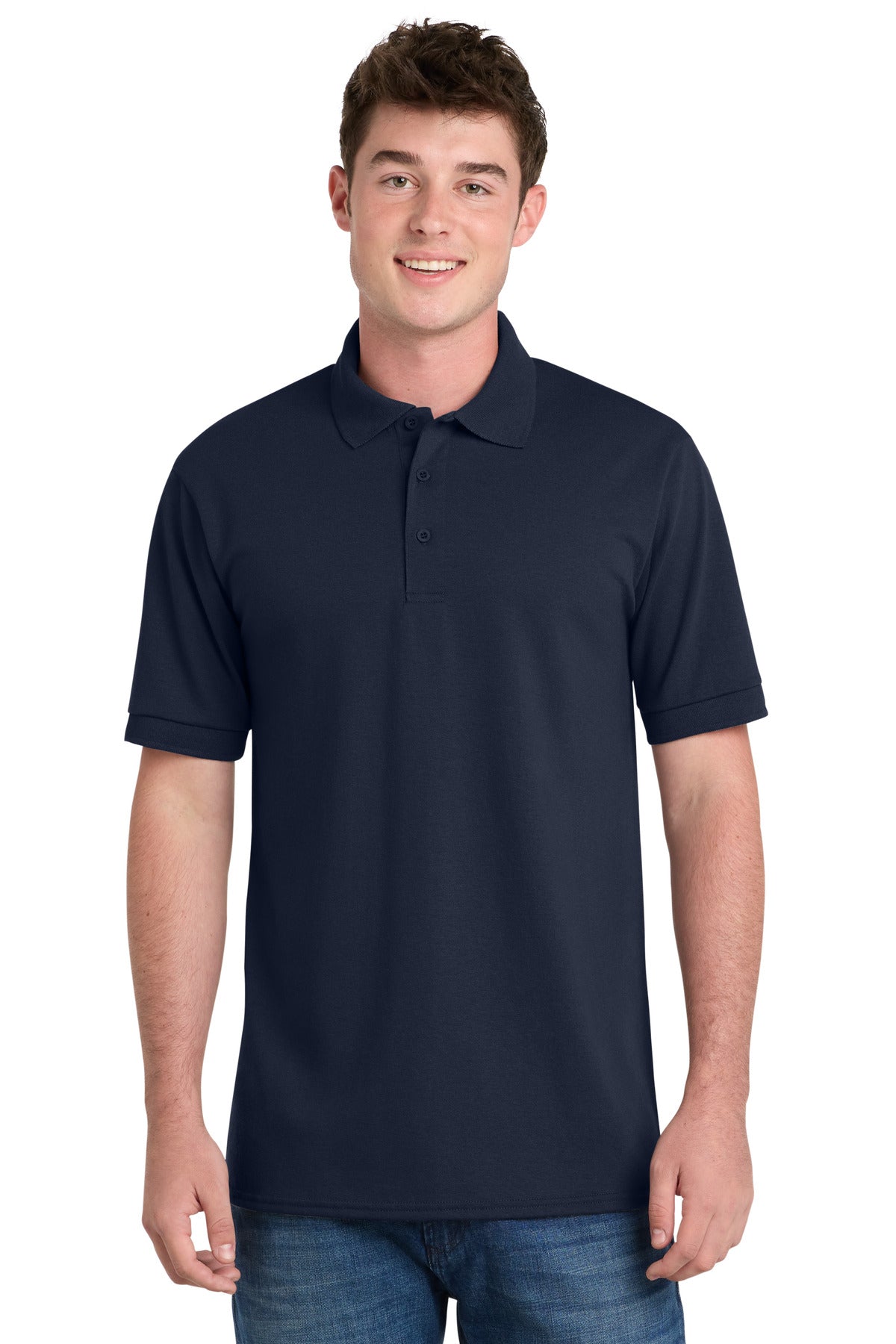 Port & Co™ Core Blend Jersey Knit Polo. KP55