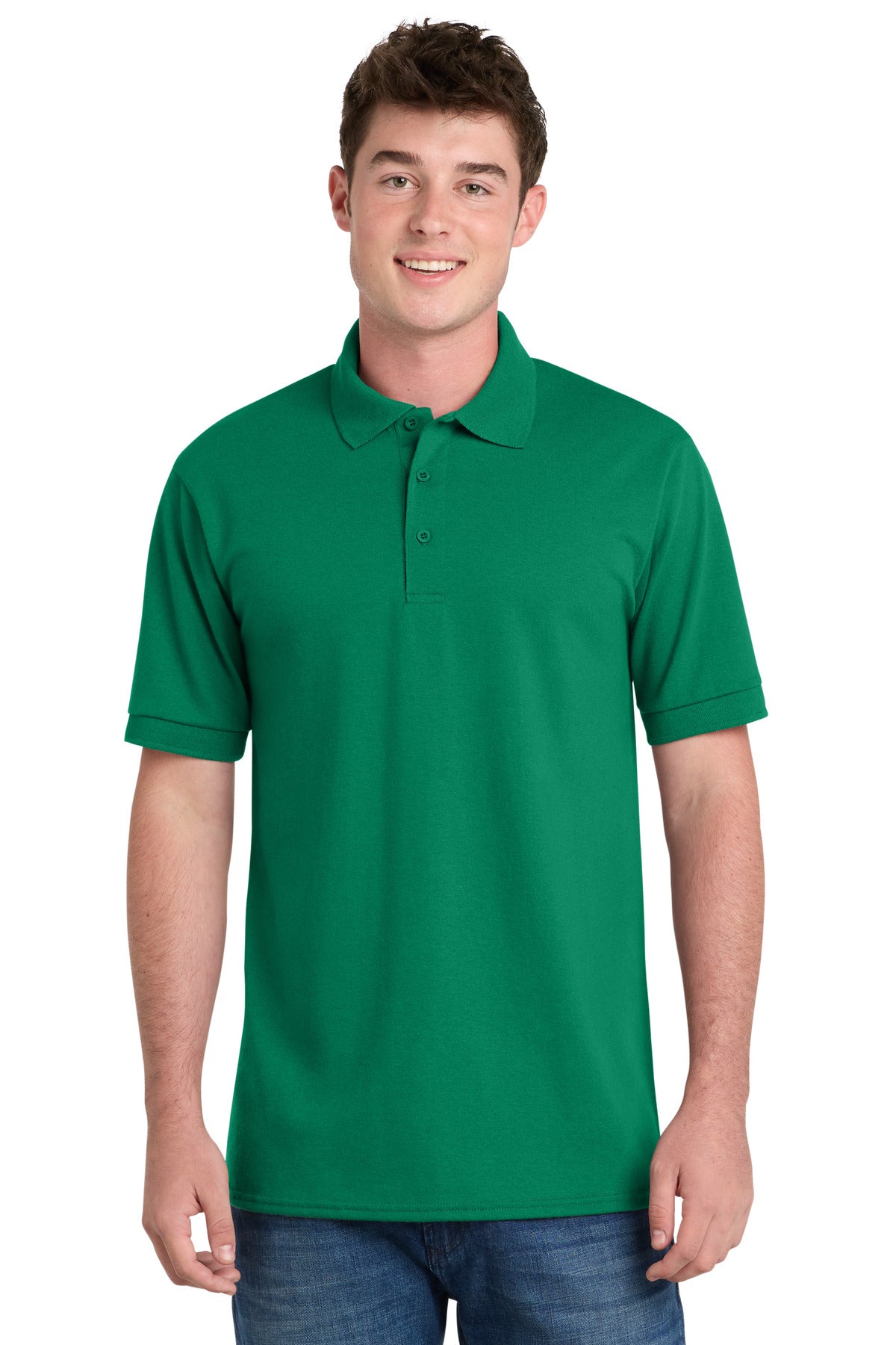 Port & Co™ Core Blend Jersey Knit Polo. KP55