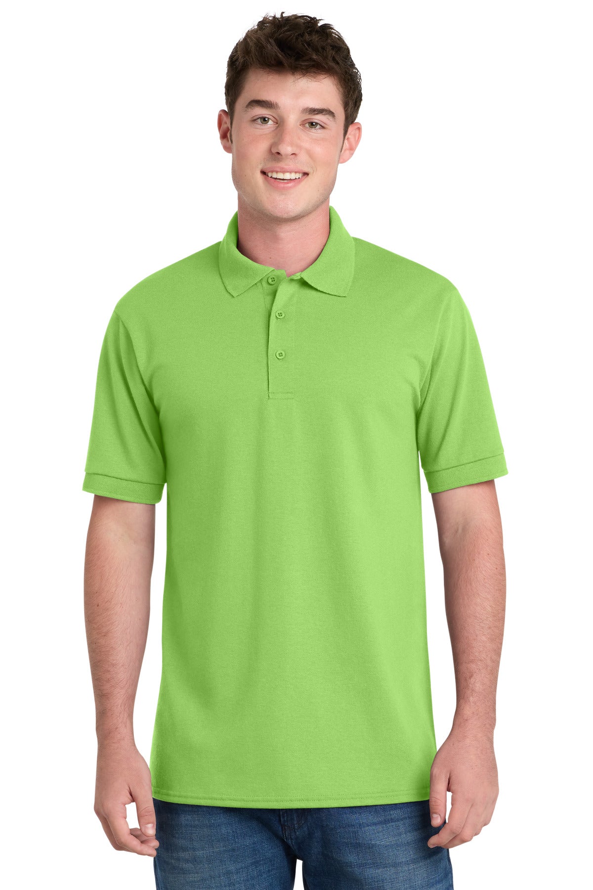 Port & Co™ Core Blend Jersey Knit Polo. KP55