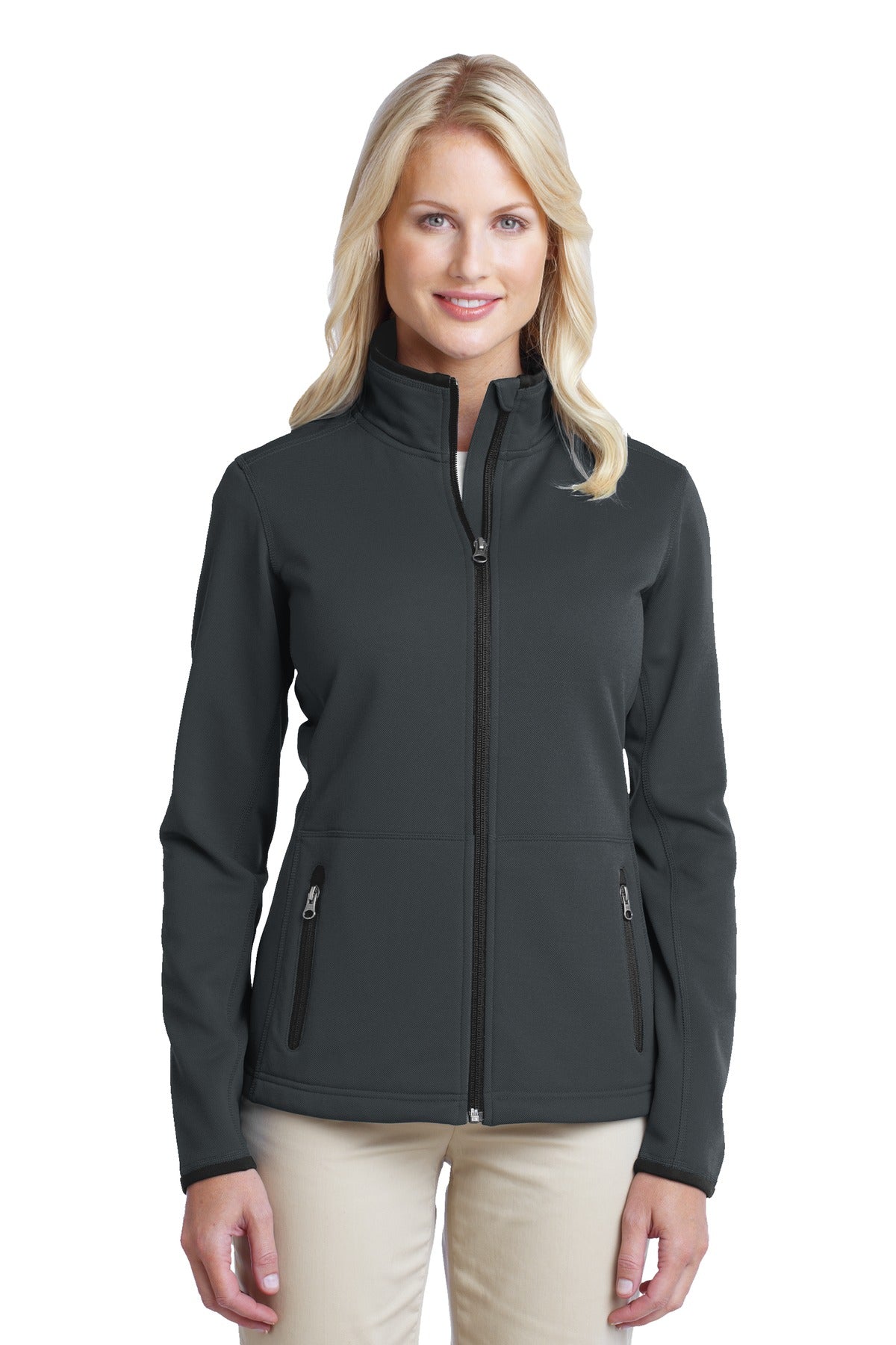 Port Authority® Women's Pique Fleece Jacket. L222