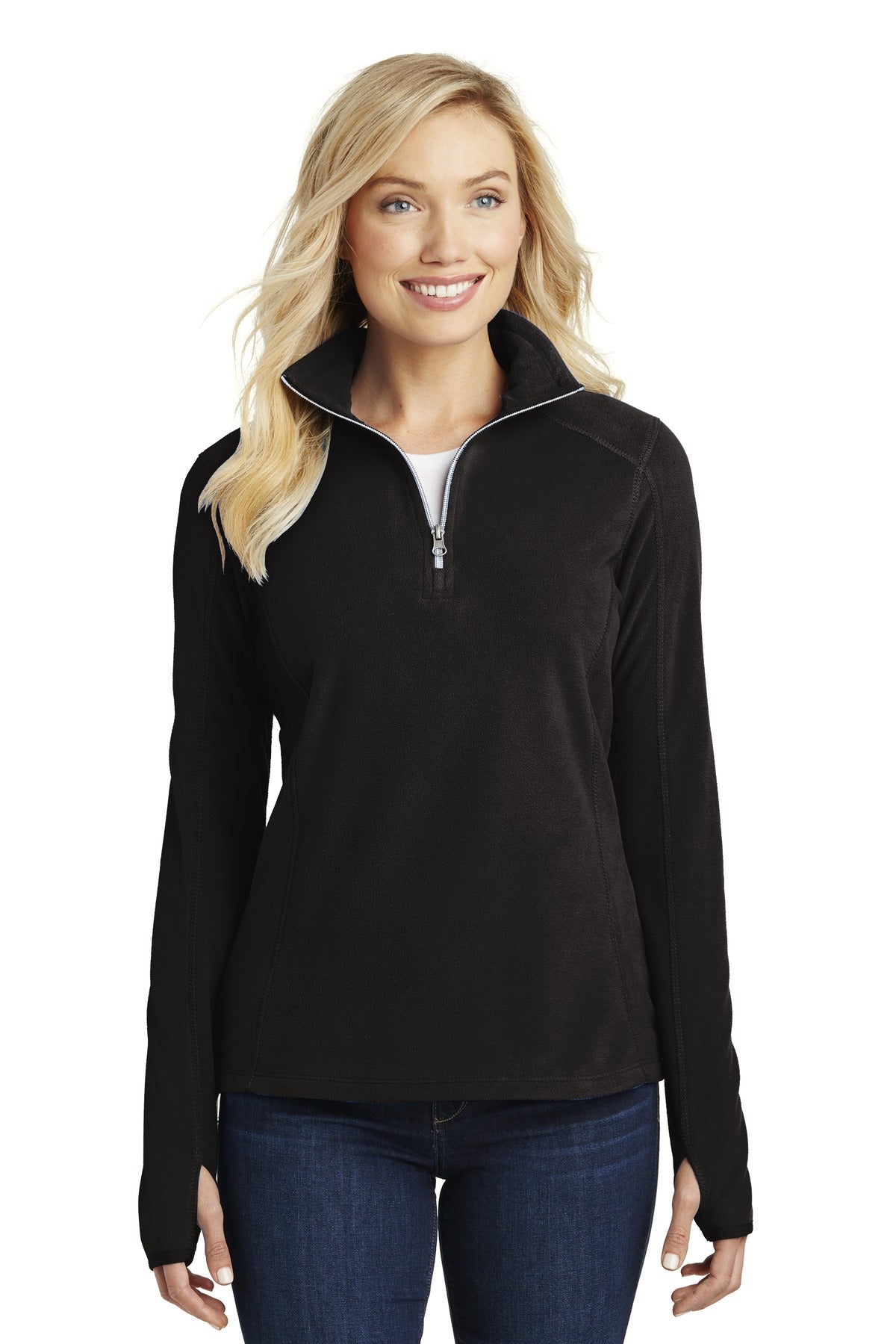 Port Authority® Women's Microfleece 1/2-Zip Pullover. L224