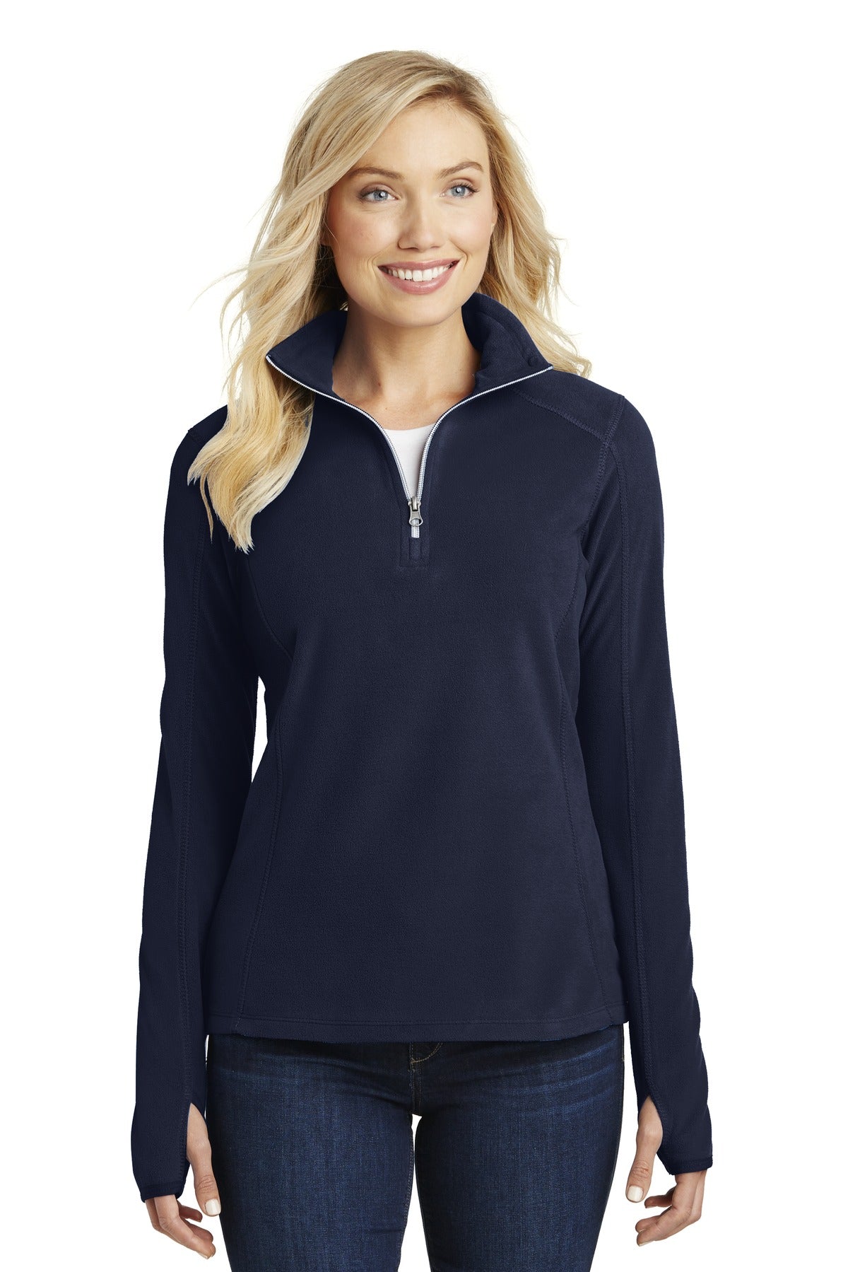 Port Authority® Women's Microfleece 1/2-Zip Pullover. L224