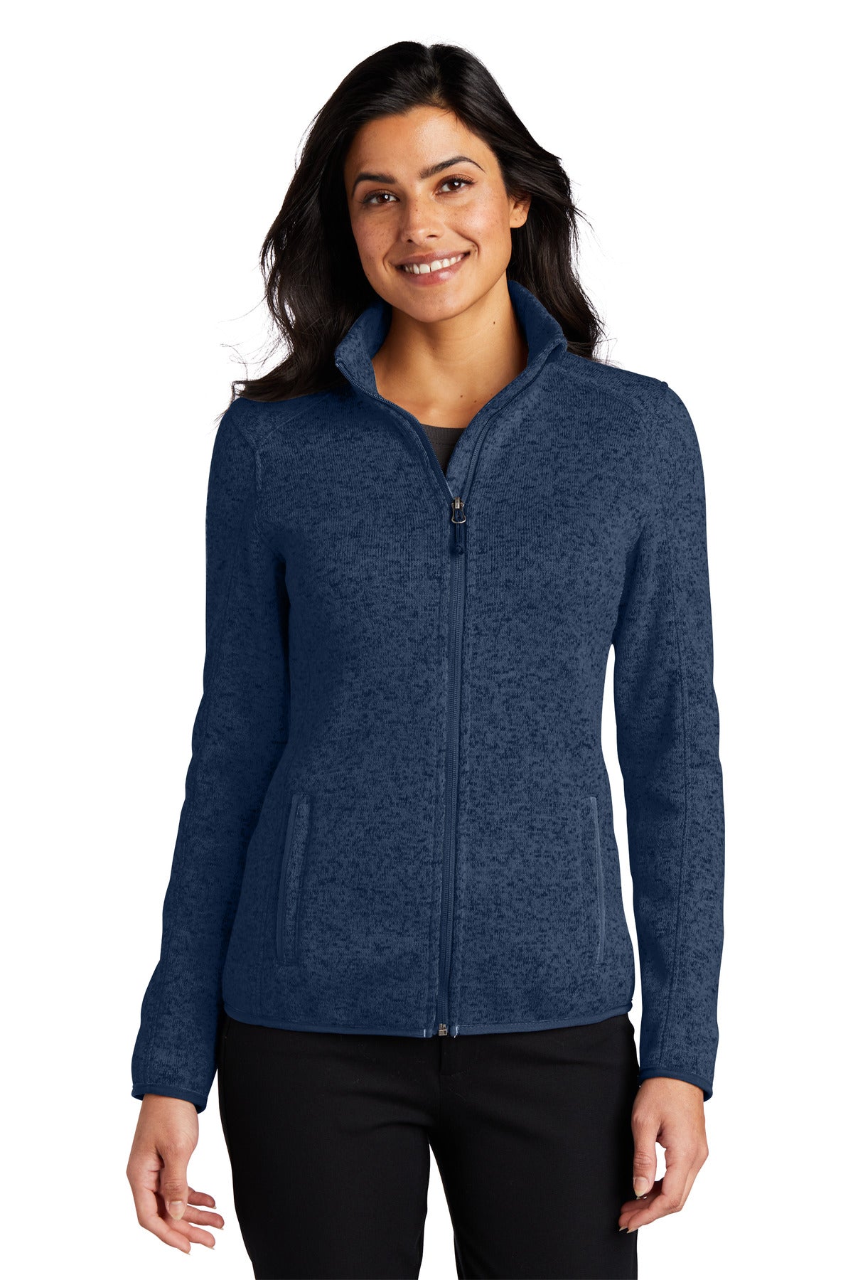 Port Authority® Women's Sweater Fleece Jacket. L232