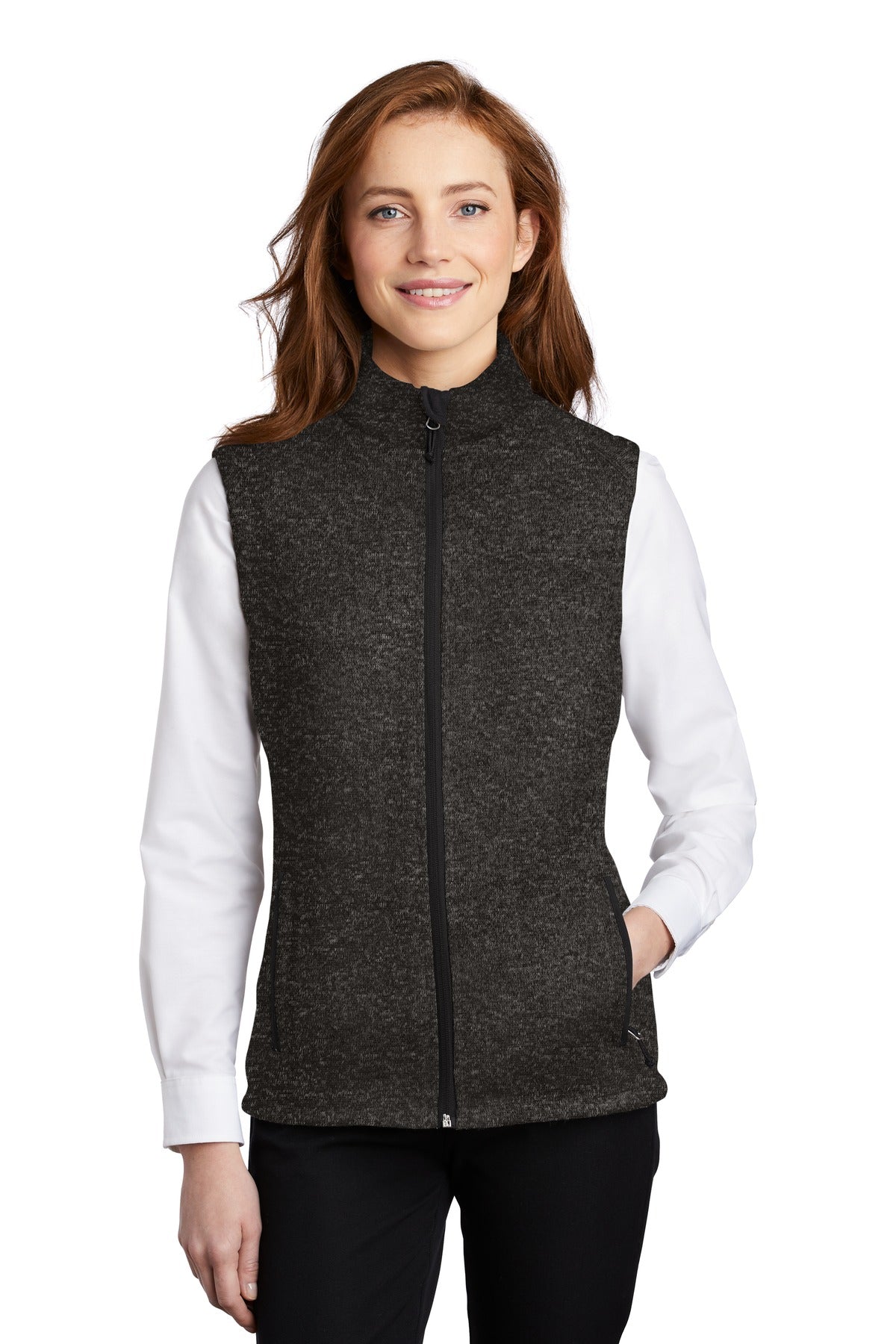 Port Authority ® Women's Sweater Fleece Vest L236