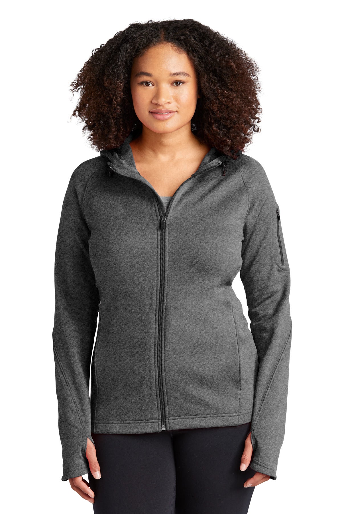 Sport-Tek® Women's Tech Fleece Full-Zip Hooded Jacket. L248