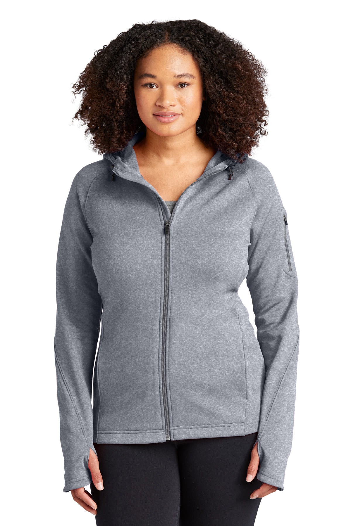 Sport-Tek® Women's Tech Fleece Full-Zip Hooded Jacket. L248