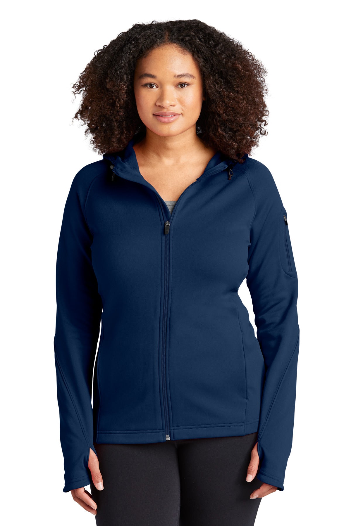 Sport-Tek® Women's Tech Fleece Full-Zip Hooded Jacket. L248