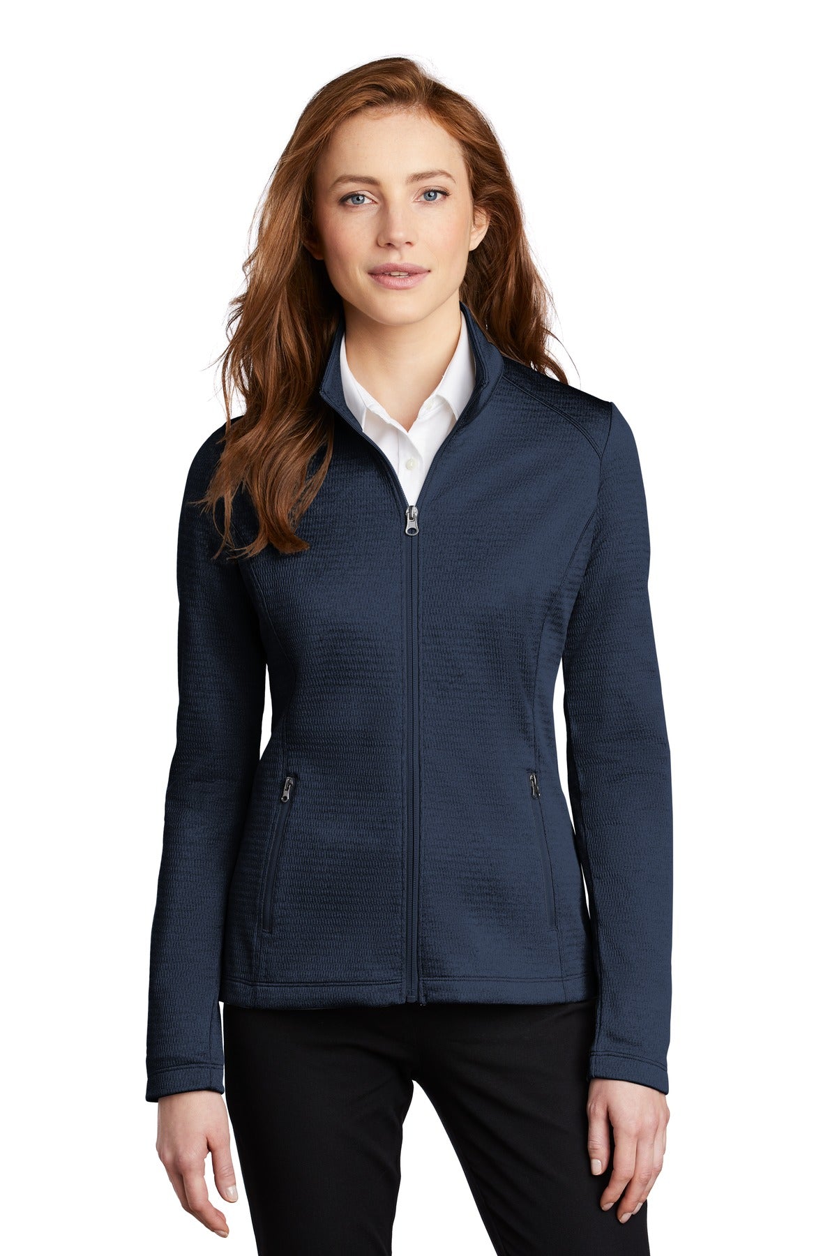 Port Authority ® Women's Diamond Heather Fleece Full-Zip Jacket L249