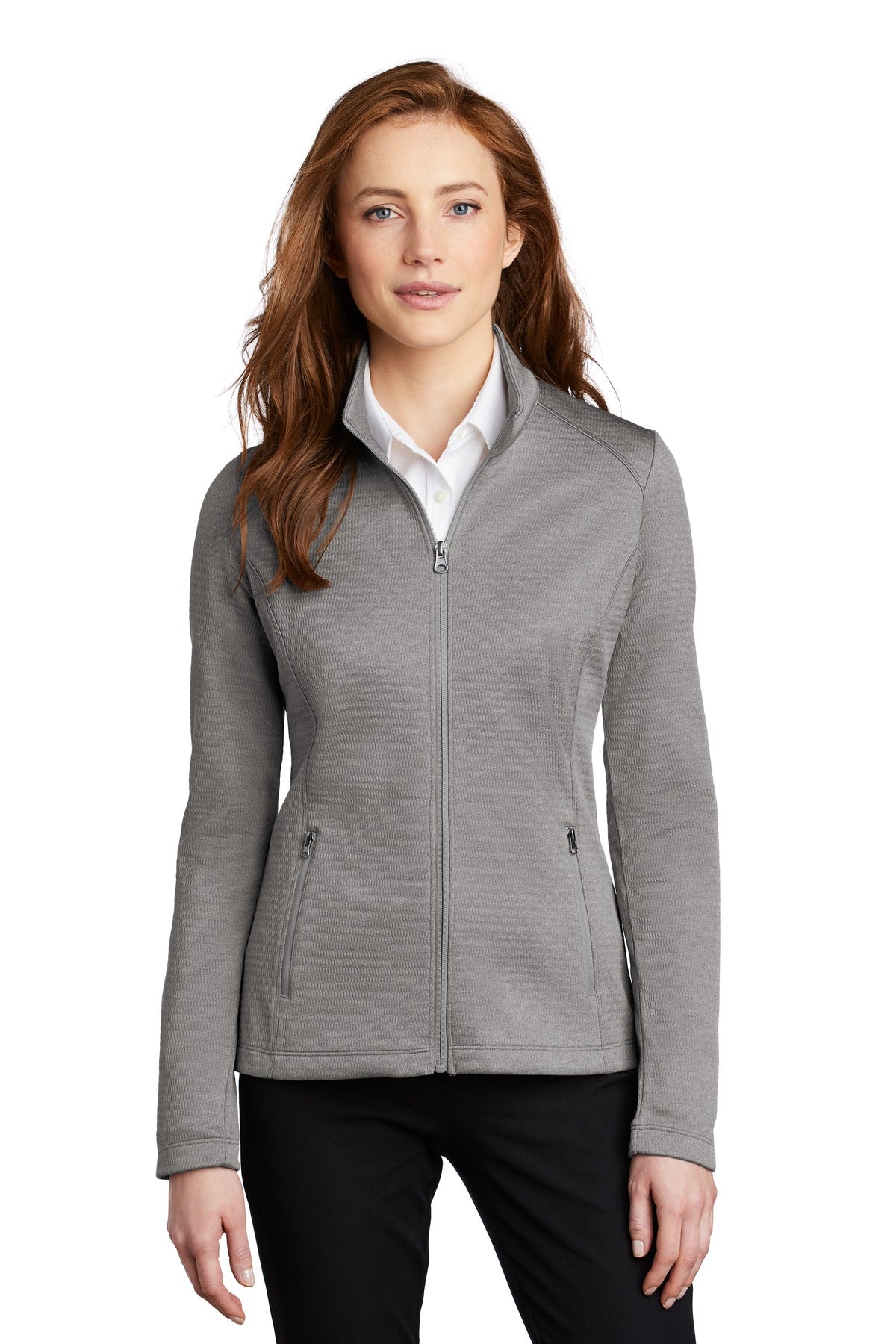 Port Authority ® Women's Diamond Heather Fleece Full-Zip Jacket L249